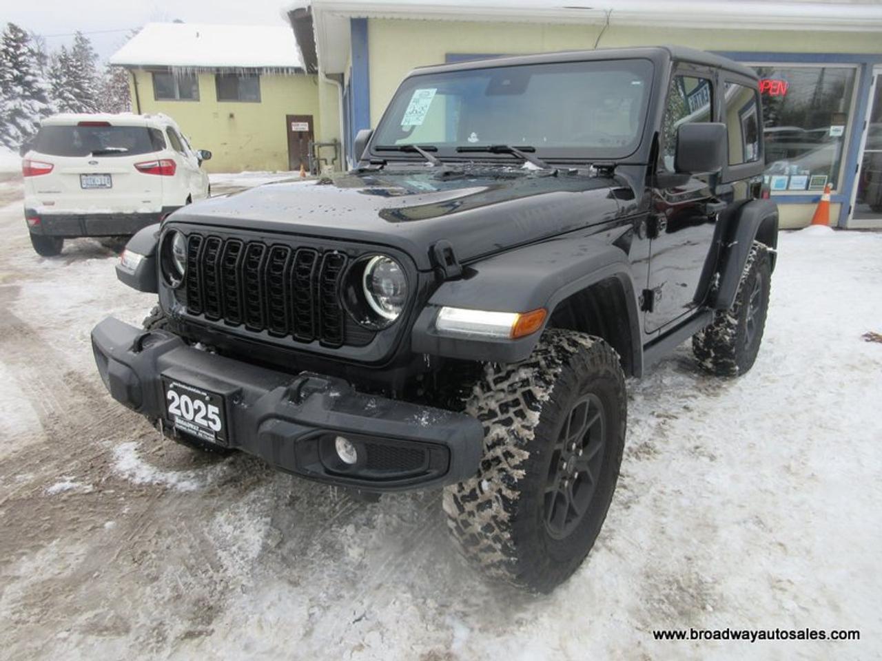 2025 Jeep Wrangler LIKE NEW WILLY'S-SPORT-MODEL 4 PASSENGER 2.0L - TURBO.. 4X4.. HEATED SEATS & WHEEL.. REMOVEABLE-HARD-TOP.. BACK-UP CAMERA.. BLUETOOTH SYSTEM.. Photo