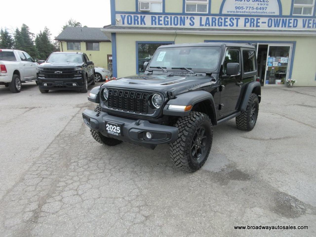 2025 Jeep Wrangler LIKE NEW WILLY'S-SPORT-MODEL 4 PASSENGER 2.0L - TURBO.. 4X4.. HEATED SEATS & WHEEL.. REMOVEABLE-HARD-TOP.. BACK-UP CAMERA.. BLUETOOTH SYSTEM.. Photo