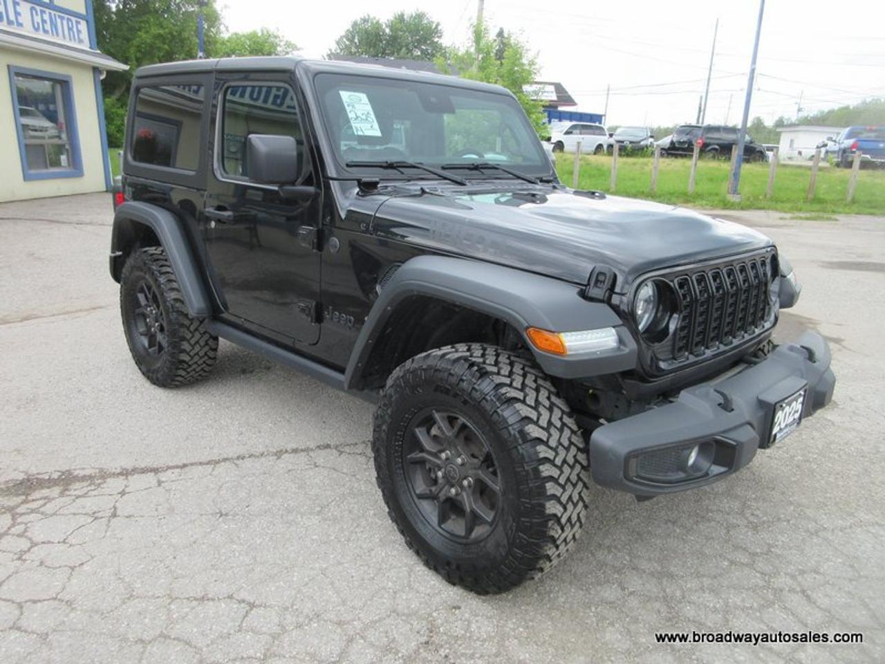 2025 Jeep Wrangler LIKE NEW WILLY'S-SPORT-MODEL 4 PASSENGER 2.0L - TURBO.. 4X4.. HEATED SEATS & WHEEL.. REMOVEABLE-HARD-TOP.. BACK-UP CAMERA.. BLUETOOTH SYSTEM.. Photo