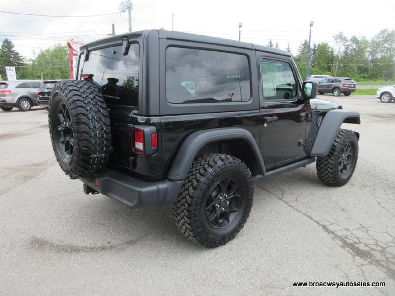 2025 Jeep Wrangler LIKE NEW WILLY'S-SPORT-MODEL 4 PASSENGER 2.0L - TURBO.. 4X4.. HEATED SEATS & WHEEL.. REMOVEABLE-HARD-TOP.. BACK-UP CAMERA.. BLUETOOTH SYSTEM.. Photo
