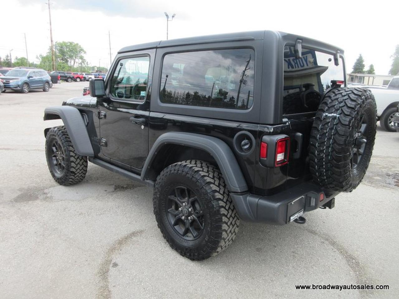 2025 Jeep Wrangler LIKE NEW WILLY'S-SPORT-MODEL 4 PASSENGER 2.0L - TURBO.. 4X4.. HEATED SEATS & WHEEL.. REMOVEABLE-HARD-TOP.. BACK-UP CAMERA.. BLUETOOTH SYSTEM.. Photo