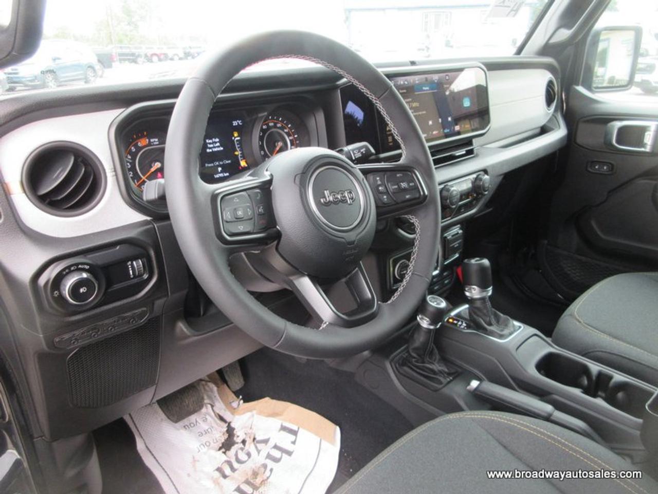 2025 Jeep Wrangler LIKE NEW WILLY'S-SPORT-MODEL 4 PASSENGER 2.0L - TURBO.. 4X4.. HEATED SEATS & WHEEL.. REMOVEABLE-HARD-TOP.. BACK-UP CAMERA.. BLUETOOTH SYSTEM.. Photo