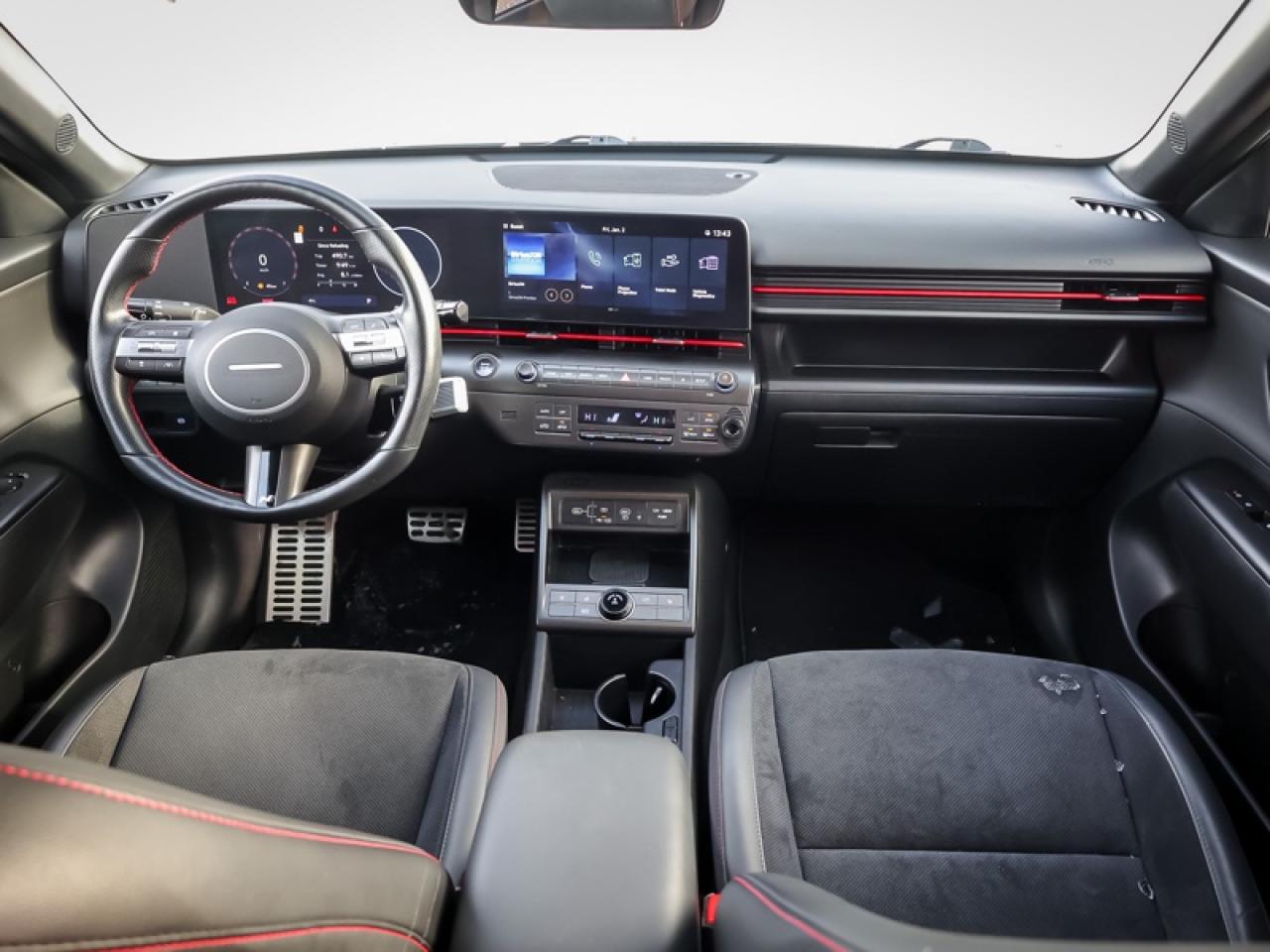 2024 Hyundai KONA N Line AWD  - Sunroof - $215 B/W Photo