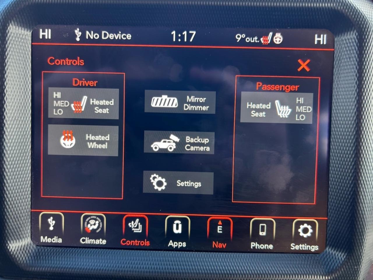 2023 Jeep Wrangler Unlimited Rubicon  -  Navigation Photo