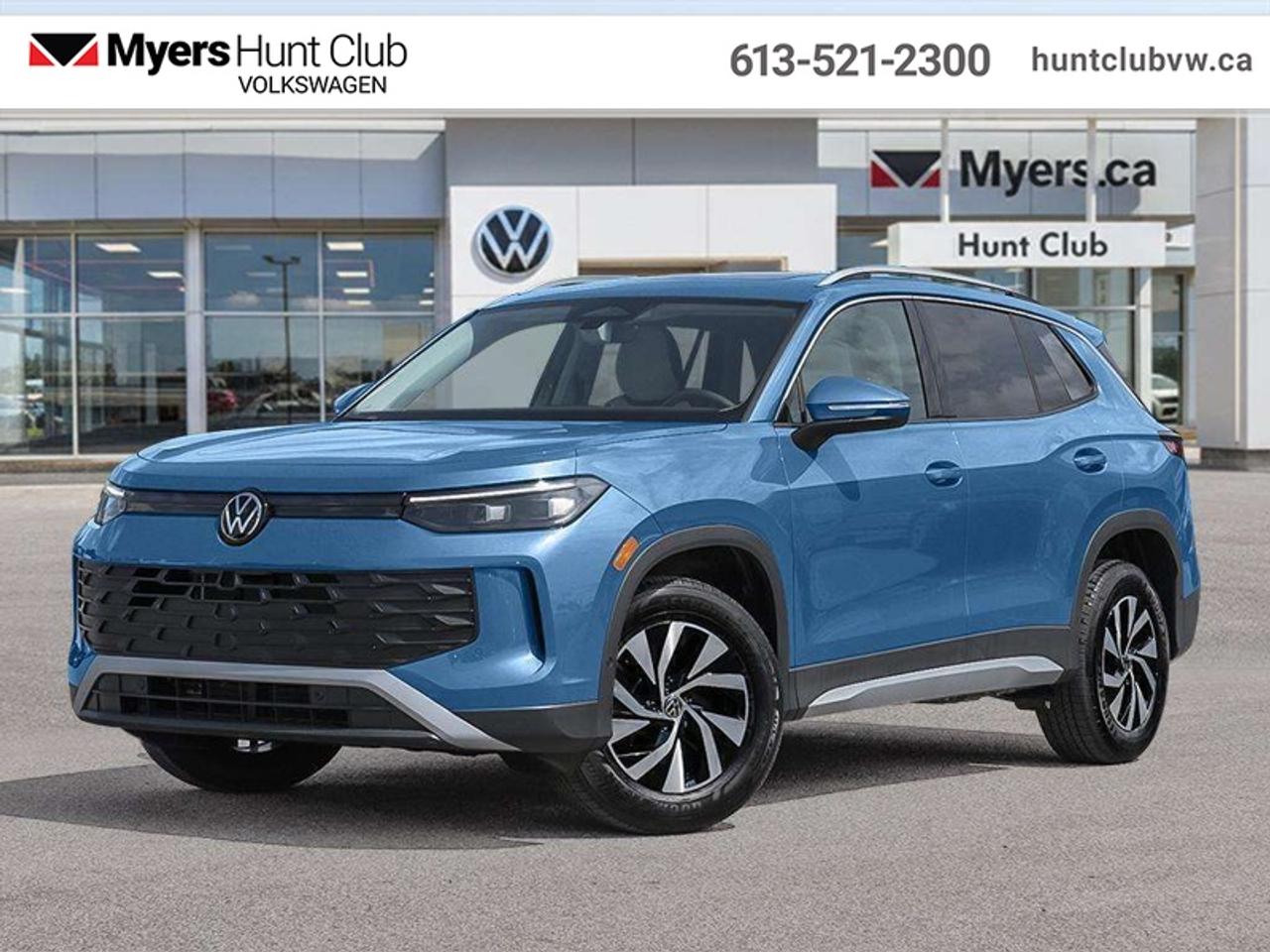 <b>Wireless Charging,  Heated Seats,  Heated Steering Wheel,  Adaptive Cruise Control,  Remote Start!</b><br> <br> The 2026 Volkswagen Tiguan combines thoughtful innovation, upscale design and practical character into a compelling choice in the compact SUV segment. <br> <br>From the outside, the 2026 VW Tiguan makes a bold impression with its upright proportions, sharp body lines and modern lighting elements that reflect Volkswagens evolving design language. Inside, the cabin highlights quality materials, intuitive connectivity and seating designed to comfortably accommodate passengers and gear. With its refined look, intelligent features and Volkswagens reputation for engineering, the Tiguan delivers a well-balanced and engaging compact SUV experience.<br> <br>This Monterey Blue Pearl SUV has an Automatic transmission and is powered by a 2.0L I4 16V GDI DOHC Turbo engine. Equipped with that economical motor it gets 10.4 L/100 km in the city and uses just 7.6 L/100 km out on the highway according to Transport Canada. <br> <br> Our Tiguans trim level is Trendline. Standard features include heated front seats with a heated steering wheel, adaptive cruise control, remote engine start, wireless device charging, and a 12.9-inch infotainment screen with wireless Apple CarPlay and Android Auto. Safety features also include lane keep assist with lane departure warning, collision mitigation, blind spot alert, and front and rear parking sensors. This vehicle has been upgraded with the following features: Wireless Charging, Heated Seats, Heated Steering Wheel, Adaptive Cruise Control, Remote Start, Lane Keep Assist, Blind Spot Detection.<br><br> <br>To apply right now for financing use this link: <a href=https://www.huntclubvw.ca/financing-request/ target=_blank>https://www.huntclubvw.ca/financing-request/</a><br> <br/>Incentives expire 2026-08-31. See dealer for details. <br><br>At Myers Hunt Club Volkswagen, our focus is customers like you. Our dedicated service, parts, and sales team are here to make your automotive experience a special one. We are very proud of our achievements and awards over the last 25 years and are committed to providing the same great service to our present and future customers. If youre looking for a vehicle, Myers Hunt Club Volkswagen is your destination for new, used, and certified pre-owned Volkswagen vehicles as well as other makes and models. Whatever your needs, we can help you here at Myers Hunt Club Volkswagen. </br><br> Come by and check out our fleet of 40+ used cars and trucks and 130+ new cars and trucks for sale in Gloucester.  o~o
