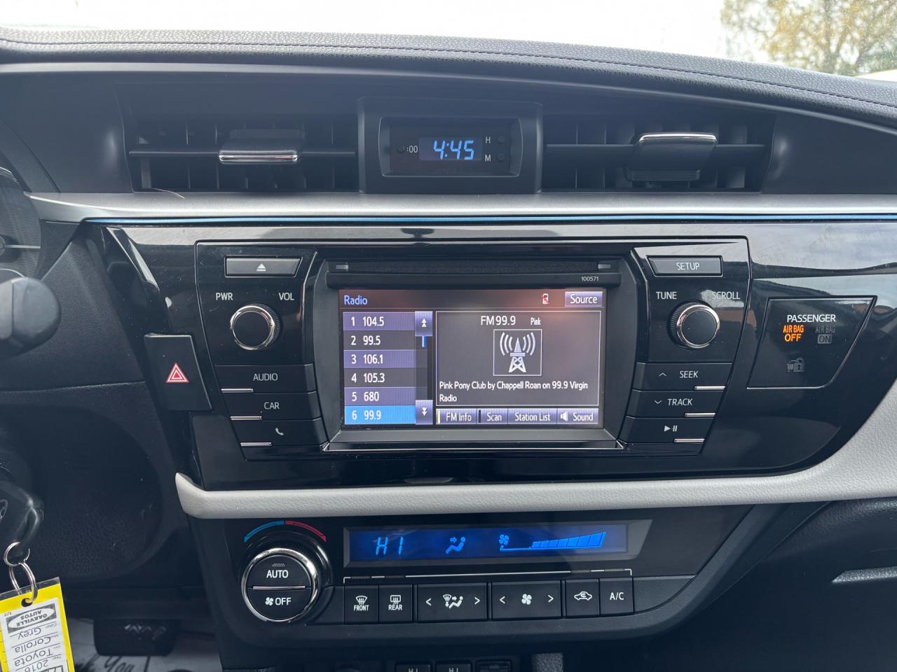 2016 Toyota Corolla 4DR SDN AUTO LE Photo