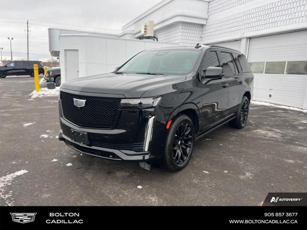 Used 2022 Cadillac Escalade Sport Platinum CADILLAC CERTIFIED PRE-OWNED PROGRAM - FINANCE @ 4.99% for sale in Bolton, ON