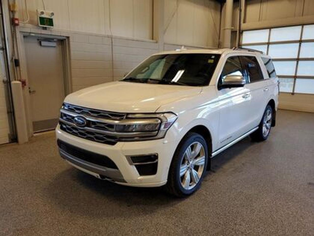 **HOT TRADE ALERT!!** Check out this locally owned 2022 Ford Expedition powerhouse loaded with performance and style! Under the hood is the sought-after 3.5L Ecoboost engine that delivers serious punch, all wrapped in a sleek, sporty design. If you're looking for something fun, fast, and full of features this is it.

Key Features:
4X4
Power Liftgate
Power Deploying Running Boards
Heated Seats
Leather Seats
Captain Chairs
Memory Seats
Power Folding Rear Seats
A/C Seats
B&O Sound System
Bluetooth
Sirius XM
Apple/Android Car Play
360 Co-Pilot
Cruise Control
Back Up Camera
Pre-Collison Assist
Blind Spot Warning
Lane Centering
Navigation
Adaptive Cruise Control
Collison Warning
Push Button Start
Keyless Entry
Key Pad Entry
Back Up Sensors
360 Degree Camera
Remote Start
Power Moonroof

Moose Jaw Ford, conveniently located at 1010 North Service Road in Moose Jaw, is your trusted destination for all your automotive needs. With an impressive 4.8-star Google rating from nearly 1,500 reviews, we are proud to deliver an exceptional vehicle-buying experience tailored just for you. Our Moose Jaw Motives set us apart, offering unbeatable value like half-priced oil changes for life on pre-owned vehicles, one year of key and remote protection, and one year of tire and rim protection. Enjoy peace of mind with every purchase. At Moose Jaw Ford, were committed to driving positive change in our community by combining exceptional service, high-quality vehicles, and a guest-first approach. Visit us today!