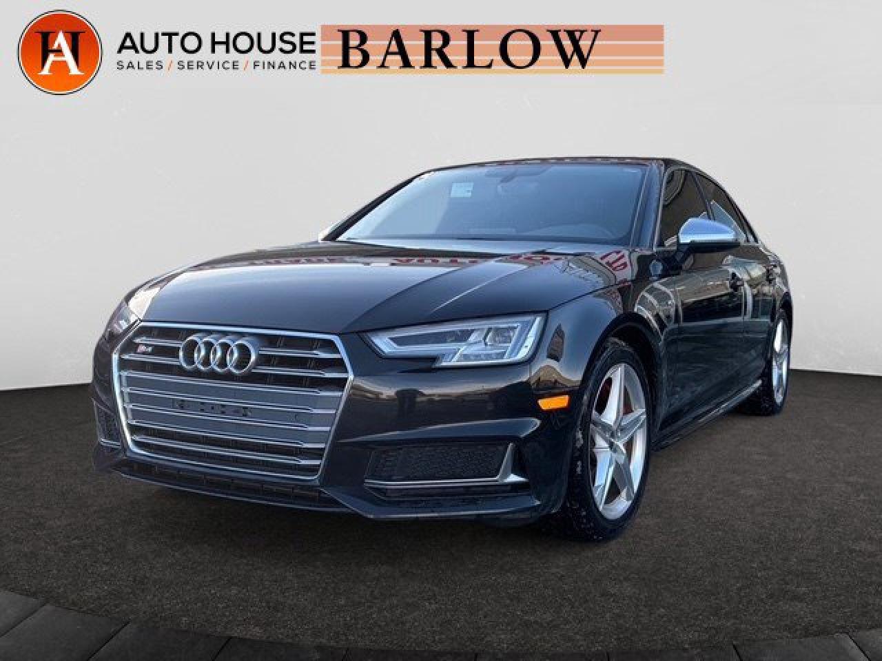 Used 2018 Audi S4 Sedan Progressiv NAVIGATION BACKUP CAMERA SUNROOF HEATED LEATHER SEATS DRIVE MODES PADDLE SHIFTER for sale in Calgary, AB