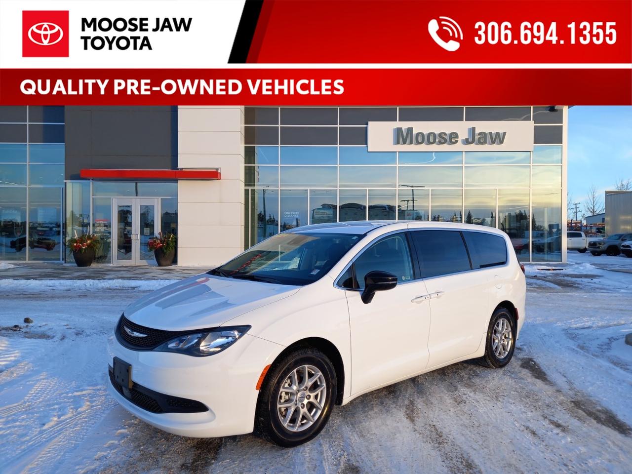 2024 Chrysler Grand Caravan SXT
Low mileage and family-ready. The 2024 Grand Caravan SXT offers spacious seating, smart features, and smooth performance  perfect for life on the go.

Grand Caravan  Comfort that moves with you.