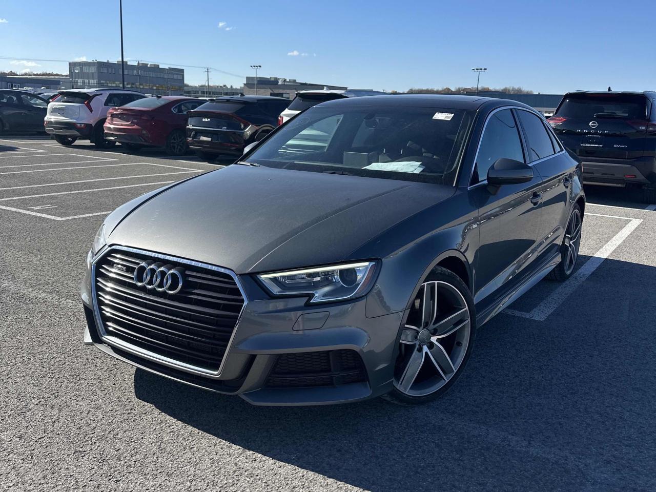 2019 Audi A3 Progressiv AWD, S-LINE, 19" WHEELS, PANO ROOF!!!! Photo2