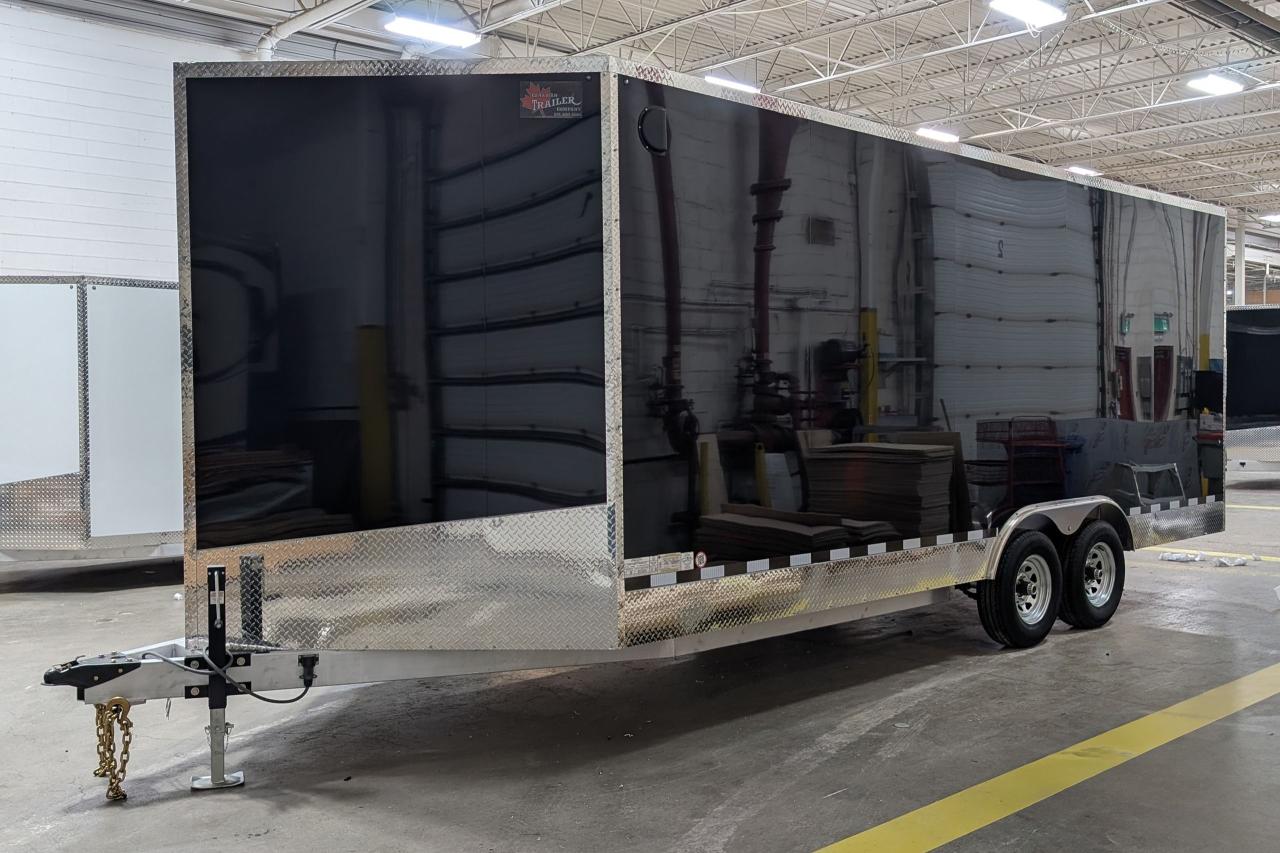 2025 Canadian Trailer Company 8.5x20 V-Nose Cargo Trailer Aluminum Tandem Axle Photo2