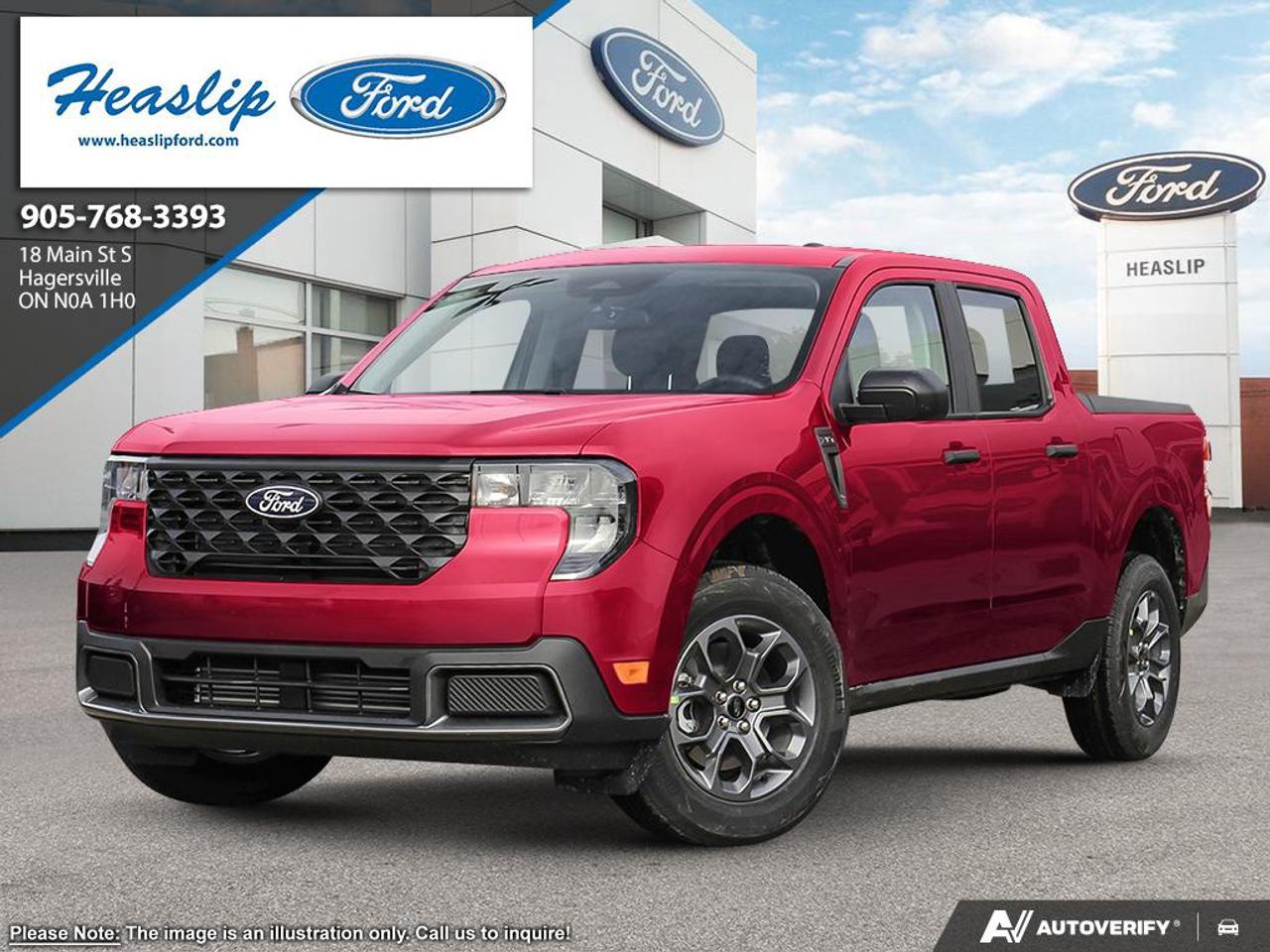 <p>Looking for a versatile and stylish pickup thats ready for anything? Feast your eyes on the brand-new 2025 Ford Maverick XLT, now available at Heaslip Ford! This compact truck is packed with features and designed to make every drive an adventure. With its eye-catching Ruby Red Metallic Tinted Clearcoat exterior and a comfortable Black Onyx/Platinum Blue interior featuring unique Platinum Leather seats, this Maverick XLT is sure to turn heads wherever you go. Its all-wheel-drive capability and powerful 2.0L EcoBoost engine ensure youre prepared for both city streets and off-road excursions.</p><p>&nbsp;</p><p>This 2025 Ford Maverick XLT is more than just a pretty face; its a workhorse with a touch of luxury. The XLT trim offers a perfect blend of practicality and comfort, making it ideal for daily commutes and weekend getaways. The automatic transmission and advanced technology features make driving a breeze, while the spacious cabin provides ample room for passengers and cargo. Experience the perfect combination of capability, style, and innovation with this exceptional pickup truck.</p><p>&nbsp;</p><p>Here are five standout features of this 2025 Ford Maverick XLT:</p><p><br><br></p><ul><li><strong>Powerful EcoBoost Engine:</strong> Experience exhilarating performance and impressive efficiency.</li></ul><p>&nbsp;</p><ul><li><strong>All-Wheel Drive:</strong> Conquer any terrain with confidence and control.</li></ul><p>&nbsp;</p><ul><li><strong>XLT Luxury Package:</strong> Elevate your driving experience with premium features and comfort.</li></ul><p>&nbsp;</p><ul><li><strong>Ford Co-Pilot360 1.0:</strong> Drive with confidence, knowing you have advanced safety features.</li></ul><p>&nbsp;</p><ul><li><strong>Eye-Catching Ruby Red Exterior:</strong> Make a statement with this stunning and vibrant colour.</li></ul><p><br><br></p><p><strong><em>Powered by AutoIntelligence&trade;</em></strong><br>Vehicle information has been generated using artificial intelligence and is provided for informational purposes only. While efforts are made to ensure accuracy, please confirm all details directly with the dealer.</p><p>&nbsp;</p>