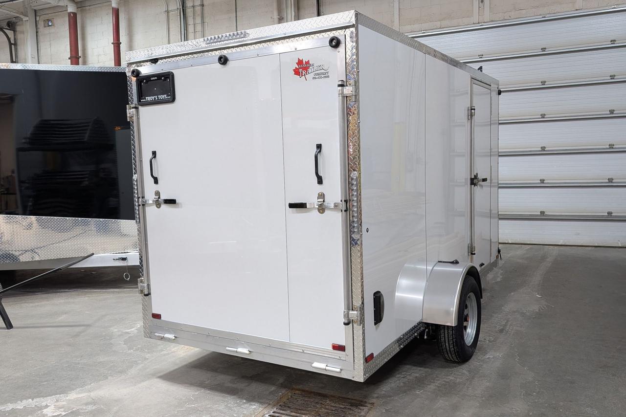 2025 Canadian Trailer Company 6x12 V-Nose Cargo Trailer Aluminum Single Axle Photo9