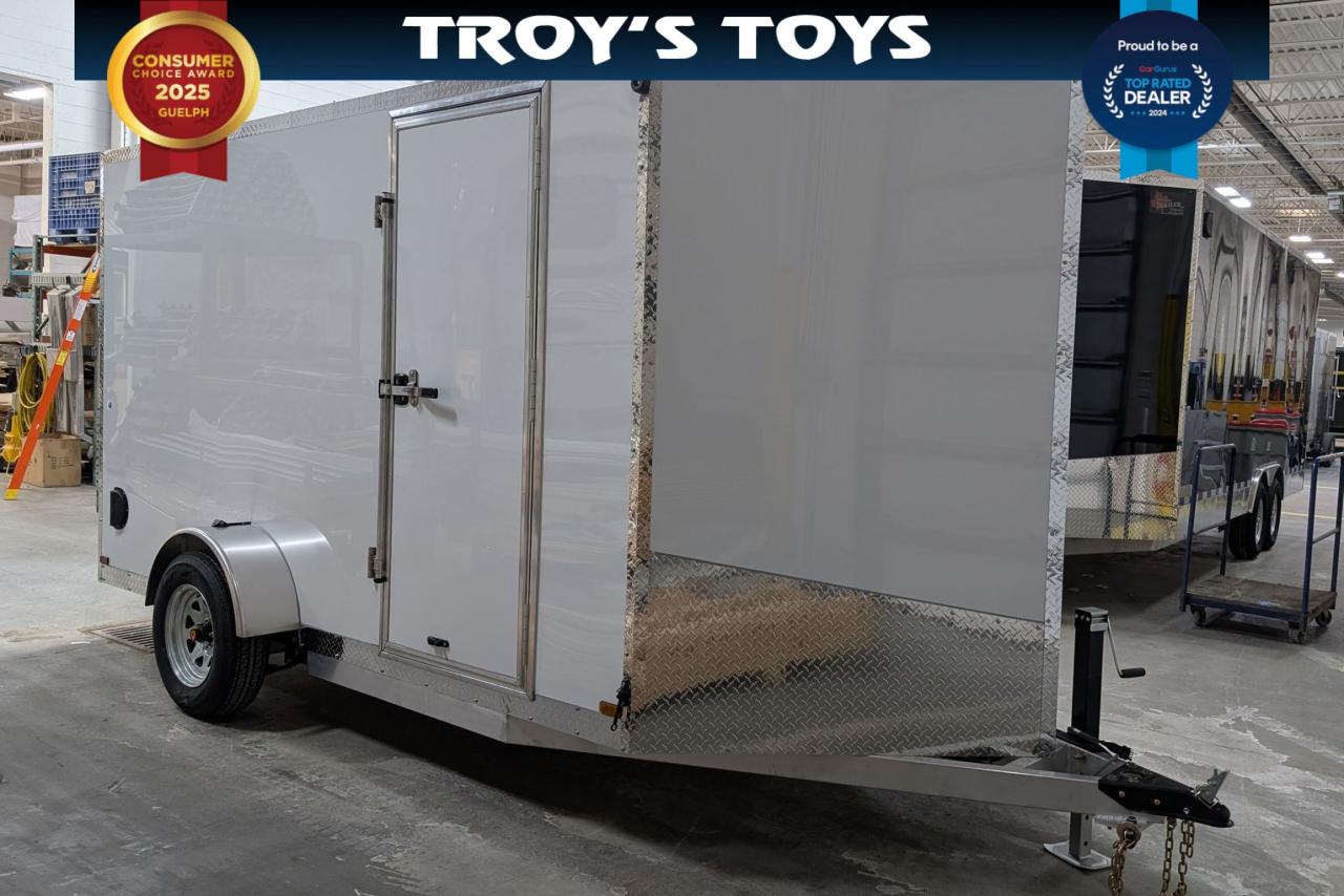 2025 Canadian Trailer Company 6x12 V-Nose Cargo Trailer Aluminum Single Axle