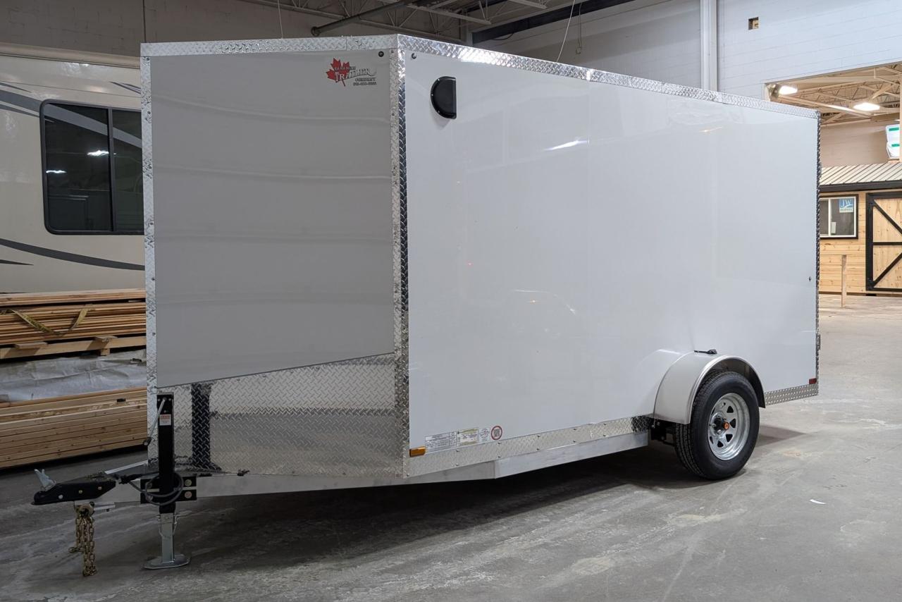 2025 Canadian Trailer Company 6x12 V-Nose Cargo Trailer Aluminum Single Axle