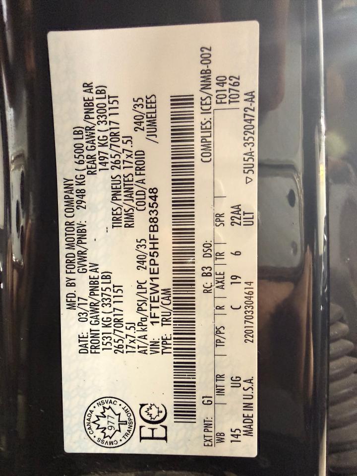 2017 Ford F-150 XLT+New Tires+Brakes+Camera+ACCIDENT FREE Photo