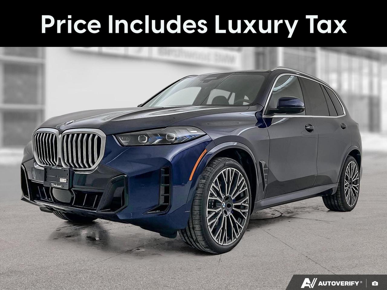 Experience the future of luxury SUVs with the 2026 BMW X5 xDrive40i. This cutting-edge vehicle combines power, elegance, and advanced technology to deliver an unparalleled driving experience.

- Powerful 3.0L 6-cylinder engine with 8-speed automatic transmission
- Stunning Tanzanite Blue Metallic exterior with premium black interior
- Advanced driver assistance package for enhanced safety
- Innovative dual-axle air suspension for superior comfort
- Spacious interior with seating for 5 and ample cargo space
- Wireless Apple CarPlay and Android Auto integration
- Luxurious Sensafin upholstery with decor stitching

Reserve your 2026 BMW X5 xDrive40i today and be among the first to experience this remarkable vehicle. Contact Birchwood BMW to schedule a personalized consultation or to arrange a test drive. Our team of experts is ready to answer any questions and guide you through the exciting process of acquiring your new BMW.
At Birchwood BMW we know that experience is everything - thats why weve been voted #1 BMW Store in Canada for Customer Satisfaction for the past 3 years.  

Visit us today and see for yourself why were the top-rated luxury dealer in Manitoba on Google. Book your appointment at 204-452-7799. Dealer Permit #9740
Dealer permit #9740