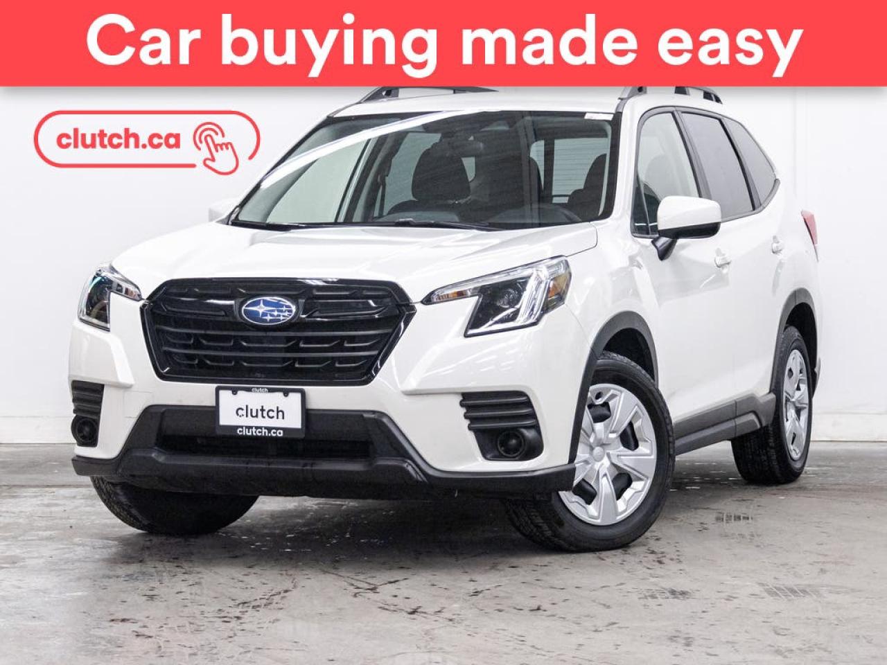 Used 2023 Subaru Forester Base AWD w/ Apple CarPlay & Android Auto, Heated Front Seats, Rearview Camera for sale in Toronto, ON