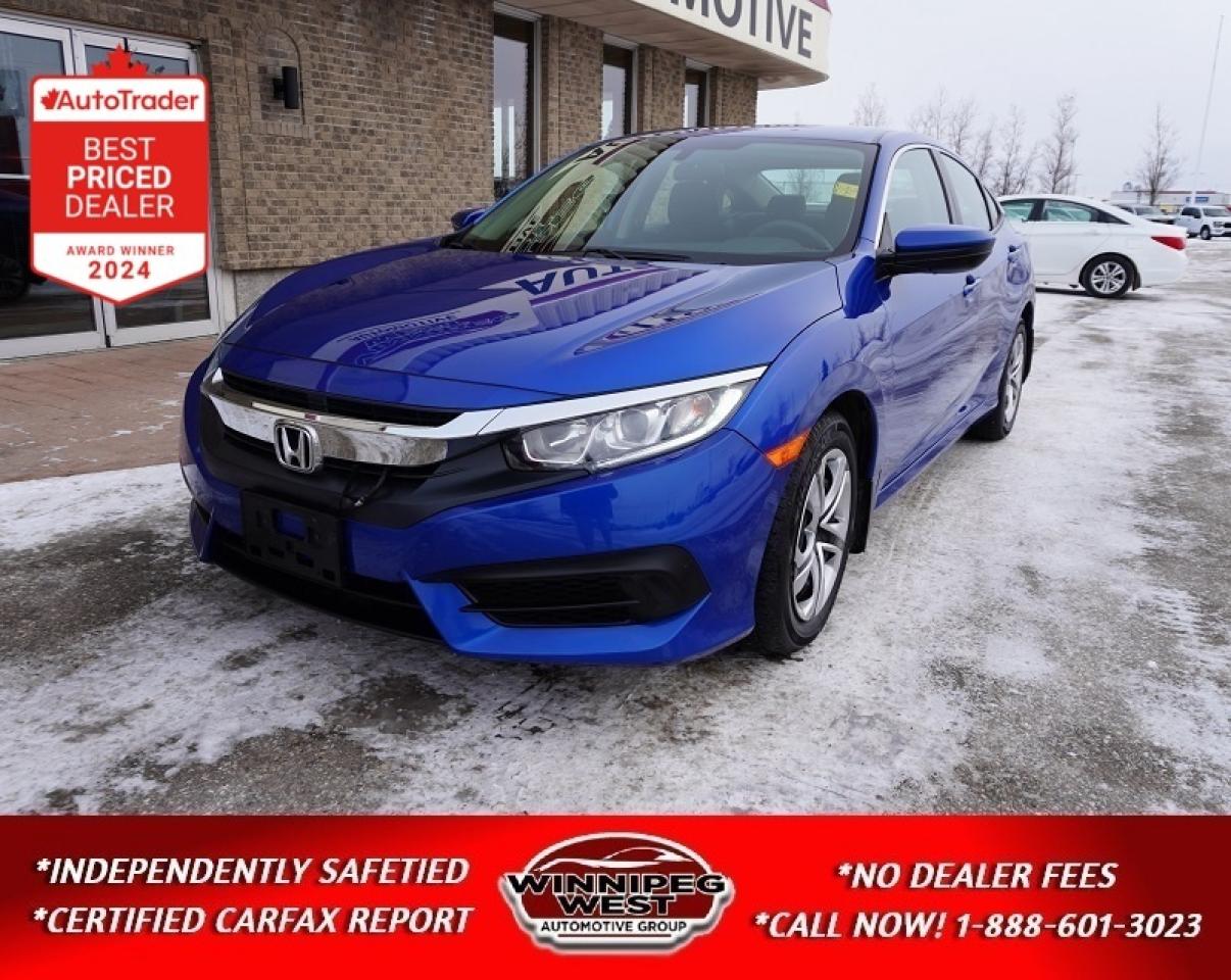 Used 2018 Honda Civic Sedan LX CVT LOCAL TRADE WITH ONLY 15,000 PERFECT KMS!! for sale in Headingley, MB