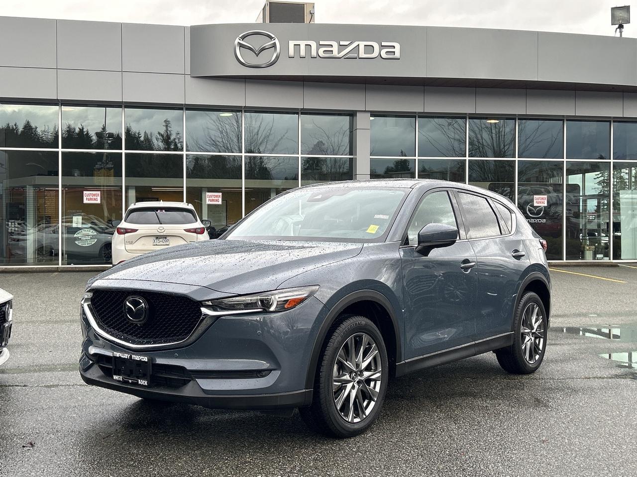 Come see the Best Selection of Pre-Owned Mazda SUVs in BC!!!!Highlights include Turbo Charged 4cyl, iActiv AWD, 360 Camera, Nappa Leather, Moonroof, Navigation, Bose Sound, Front & Rear Heated Seats, Bluetooth, Apple Car Play/Android Auto, iActiv Safety including Autonomous Braking(ICBC DISCOUNT), Advanced Blind Spot Monitor, 19" Alloys, Power Tailgate, Seats, Dual Zone Climate Control & So Much More, Accident Free, Balance of Factory Warranty, British Columbia Vehicle, Dealer Inspected, Dealer Serviced, Excellent Condition, Free CarFax Report, Full Service History, Low KM, Multi-Point Inspection, No Lien, Oil Changed, Vehicle Detailed, SO DONT WAIT TO COME ON INTO MIDWAY MAZDA TO BOOK A TEST DRIVE TODAY. Our team is professional; MVSABC Certified and we offer a no pressure environment. Finding the right vehicle at the right price, we are here to help!

- Mechanically inspected by our Licensed Mazda Master Technicians
- This vehicle is Carfax Verified, We have nothing to hide
- Vehicle includes Warranty at this price
- Price subject to $599 documentation fee
- Got a vehicle to trade? Drive it in and have our Professional Appraisers look at it!
- Financing Available. Not sure about your credit approval? No problem, APPLY ONLINE TODAY!
- Professional, MVSABC Certified and Friendly staff are ready to serve you!
- Extended Warranty is available on our entire pre-owned inventory, just ask us for details!

We have a huge variety of Pre-Owned Nissan, Honda, Toyota, Chrysler, Dodge, Subaru, Mazda, Kia, Hyundai, Ford, Lincoln, Infiniti, Fiat, Suzuki, Chevrolet, Pontiac, Jeep, GMC, Saturn, Lexus, Volkswagen, Mitsubishi Cars, Minivans, Trucks and SUV to choose from!  MIDWAY MAZDA is a family owned business that has been serving White Rock, Surrey, Burnaby, Richmond, Vancouver and Langley since 1986. At Midway Mazda we dont just sell new Mazda models such as the MAZDA3, CX-3, CX30, CX-5, MAZDA5, MAZDA6 and CX-9...We dont just offer a fantastic selection of used cars... And we certainly dont just offer high-caliber Mazda service. Rather, at Midway Mazda, we take the time to get to know each and every driver we meet. It doesnt matter if youre from Burnaby, Richmond, Vancouver or Langley; we get to know your driving style, needs, desires and maintenance habits. For people looking to buy a car, this means an amiable, pressure-free environment. Rather than push cars, Midway Mazda suggests the ones that will best meet your lifestyle and budget...For people who might not have the best memory and/or diligence when it comes to getting their new Mazda or used car serviced, we help make sure you stay on track so you can get every last mile paid for. Midway Mazda even has drivers backs covered in the event of an accident, thanks to our state-of-the-art Mazda service center and expert staff who are continuously training on the latest repairs and tools of the trade. To learn more about how Midway Mazda is dedicated to making your life easier, please contact us. Or better yet, stop in and meet us in person at 3050 King George Blvd., Surrey, British Columbia, Canada. We hope to have the pleasure of meeting you soon. Please call for availability. Dealer #8333