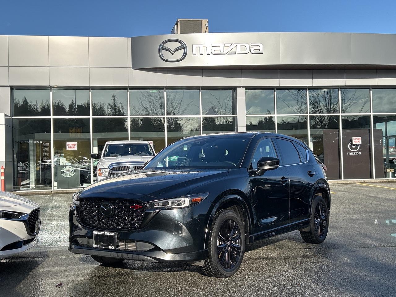 Come see the Best Selection of Pre-Owned Mazda SUVs in BC!!!!Highlights include Turbo Charged 4cyl, iActiv AWD, Leather, Moonroof, Navigation, Bose Sound, Front & Rear Heated Seats, Bluetooth, Apple Car Play/Android Auto, iActiv Safety including Autonomous Braking(ICBC DISCOUNT), Advanced Blind Spot Monitor, 19" Alloys, Power Tailgate, Seats, Dual Zone Climate Control & So Much More, Accident Free, Balance of Factory Warranty, British Columbia Vehicle, Dealer Inspected, Dealer Serviced, Excellent Condition, Free CarFax Report, Full Service History, Low KM, Multi-Point Inspection, No Lien, Oil Changed, Vehicle Detailed, SO DONT WAIT TO COME ON INTO MIDWAY MAZDA TO BOOK A TEST DRIVE TODAY. Our team is professional; MVSABC Certified and we offer a no pressure environment. Finding the right vehicle at the right price, we are here to help!

- Mechanically inspected by our Licensed Mazda Master Technicians 
 - This vehicle is Carfax Verified, We have nothing to hide  
- Vehicle includes Warranty at this price  
- Price subject to $599 documentation fee 
- Got a vehicle to trade? Drive it in and have our Professional Appraisers look at it!  
- Financing Available. Not sure about your credit approval? No problem, APPLY ONLINE TODAY!  
- Professional, MVSABC Certified and Friendly staff are ready to Serve you!  
- Extended Warranty is available on all of our pre-owned inventory, just ask us for details!  

We have a huge variety of Pre-Owned Nissan, Honda, Toyota, Chrysler, Dodge, Subaru, Mazda, Kia, Hyundai, Ford, Lincoln, Infiniti, Fiat, Suzuki, Chevrolet, Pontiac, Jeep, GMC, Saturn, Lexus, Volkswagen, Mitsubishi Cars, Minivans, Trucks and SUV to choose from!  MIDWAY MAZDA is a family owned business that has been serving White Rock, Surrey, Burnaby, Richmond, Vancouver and Langley since 1986. At Midway Mazda we dont just sell new Mazda models such as the MAZDA3, CX-3, CX30, CX-5, MAZDA5, MAZDA6 and CX-9...We dont just offer a fantastic selection of used cars... And we certainly dont just offer high-caliber Mazda service. Rather, at Midway Mazda, we take the time to get to know each and every driver we meet. It doesnt matter if youre from Burnaby, Richmond, Vancouver or Langley; we get to know your driving style, needs, desires and maintenance habits. For people looking to buy a car, this means an amiable, pressure-free environment. Rather than push cars, Midway Mazda suggests the ones that will best meet your lifestyle and budget...For people who might not have the best memory and/or diligence when it comes to getting their new Mazda or used car serviced, we help make sure you stay on track so you can get every last mile paid for. Midway Mazda even has drivers backs covered in the event of an accident, thanks to our state-of-the-art Mazda service center and expert staff who are continuously training on the latest repairs and tools of the trade. To learn more about how Midway Mazda is dedicated to making your life easier, please contact us. Or better yet, stop in and meet us in person at 3050 King George Blvd., Surrey, British Columbia, Canada. We hope to have the pleasure of meeting you soon. Please call for availability. Dealer #8333