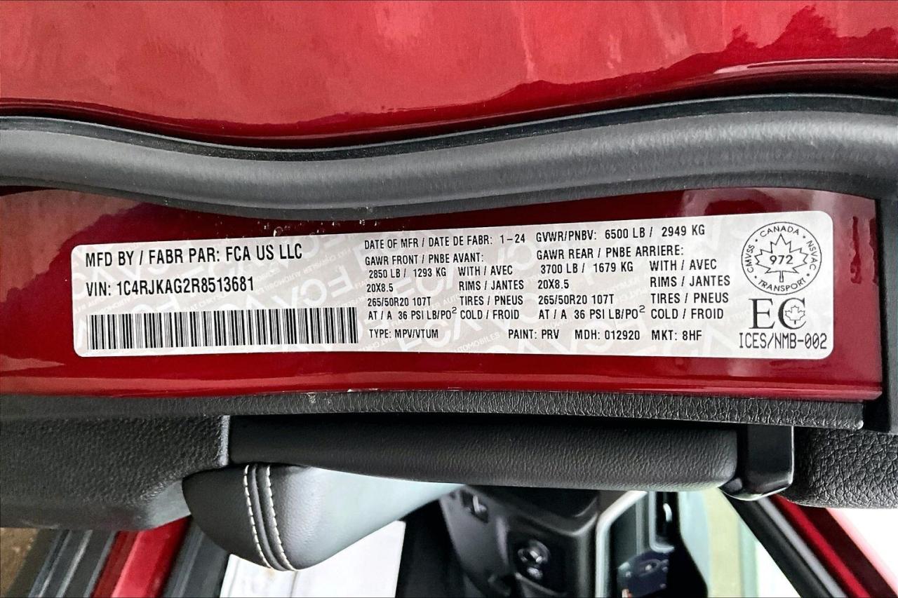 2024 Jeep Grand Cherokee L L Altitude | 7 Seats | Sunroof | SafetyTec | 4X4 Photo