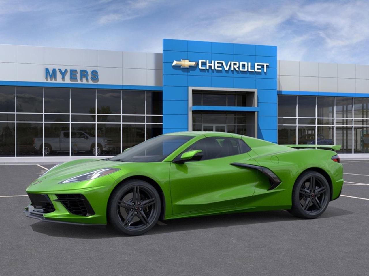 2026 Chevrolet Corvette Stingray Convertible  ROSWELL GREEN!!! Z51, CONVERTIBLE, BLACK WHEELS Photo