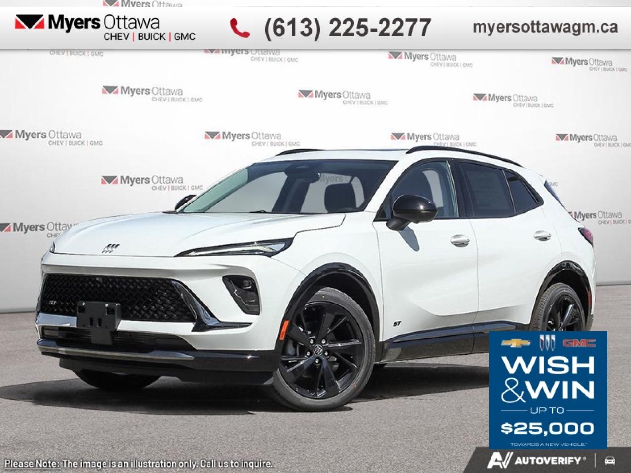 <br> <br>  With standard all-wheel drive and confident ride quality its built for both city streets and weekend escapes. <br> <br>The 2026 Buick Envision offers drivers a sophisticated crossover experience that pairs elegant design with modern technology and capable handling. Inside, youll enjoy a cabin filled with refined touches, intuitive controls and the kind of comfort suited for daily needs or longer drives. With all-wheel drive as standard, thoughtful amenities, and Buicks commitment to safety, the Envision presents a compelling option for those seeking upscale performance in a compact SUV.<br> <br> This summit white SUV  has an automatic transmission and is powered by a  228HP 2.0L 4 Cylinder Engine.<br> <br> Our Envisions trim level is Sport Touring. This trim steps things up with perforated leather seats and 20-inch carbon flash metallic alloy wheels, along with standard features such as power liftgate for rear cargo access, an HD surround vision system, a wireless charging pad for mobile devices, and an ultra-wide infotainment screen with wireless Apple CarPlay and Android Auto. Safety features include adaptive cruise control, blind zone steering assist, lane keep assist with lane departure warning, rear park assist, and rear cross traffic braking. Additional features also include remote engine start, keyless open, a heated steering wheel, heated front seats, and even more. This vehicle has been upgraded with the following features: Sunroof. <br><br> <br>To apply right now for financing use this link : <a href=https://creditonline.dealertrack.ca/Web/Default.aspx?Token=b35bf617-8dfe-4a3a-b6ae-b4e858efb71d&Lang=en target=_blank>https://creditonline.dealertrack.ca/Web/Default.aspx?Token=b35bf617-8dfe-4a3a-b6ae-b4e858efb71d&Lang=en</a><br><br> <br/>    4.79% financing for 84 months. <br> Buy this vehicle now for the lowest bi-weekly payment of <b>$390.19</b> with $0 down for 84 months @ 4.79% APR O.A.C. ( taxes included, **Rebates may not be applicable on all purchase types [cash, lease, or finance]. Eligibility and conditions may vary. Please see dealer for full details and confirmation of eligibility.   ).  Incentives expire 2026-01-02.  See dealer for details. <br> <br><br> Come by and check out our fleet of 50+ used cars and trucks and 180+ new cars and trucks for sale in Ottawa.  o~o