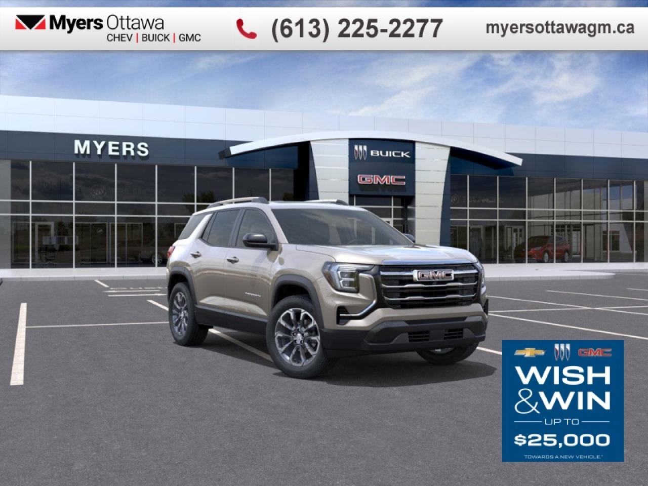 <br> <br>  This 2026 Terrain is an exceptionally capable SUV ready to take on your urban demands. <br> <br>From endless details that drastically improve this SUVs usability, to striking style and amazing capability, this 2026 Terrain is exactly what you expect from a GMC SUV. The interior has a clean design, with upscale materials like soft-touch surfaces and premium trim. You cant go wrong with this SUV for all your family hauling needs.<br> <br> This riverstone metallic SUV  has an automatic transmission and is powered by a  175HP 1.5L 4 Cylinder Engine.<br> <br> Our Terrains trim level is Elevation AWD. This trim blends comfort, advanced technology, and comprehensive safety features. The Driver Convenience Package adds remote start, heated front seats, a heated steering wheel, illuminated vanity mirrors, and express-up/down driver windows, while a 15 Premium Infotainment System with Google Built-In, wireless Apple CarPlay/Android Auto, 5G connectivity, SiriusXM with 360L, and a Wi-Fi hotspot keep passengers connected and entertained. Premium cloth bucket seats, adaptive cruise control, multiple USB ports, keyless start, rear air vents, active noise cancellation, Enhanced Automatic Emergency Braking, Blind Zone Steering Assist, Lane Keep Assist, Rear Cross Traffic Braking, Teen Driver mode, HD Rear Vision Camera, and OnStar services provide a secure and convenient driving experience. This vehicle has been upgraded with the following features: Sunroof, Premium Package. <br><br> <br>To apply right now for financing use this link : <a href=https://creditonline.dealertrack.ca/Web/Default.aspx?Token=b35bf617-8dfe-4a3a-b6ae-b4e858efb71d&Lang=en target=_blank>https://creditonline.dealertrack.ca/Web/Default.aspx?Token=b35bf617-8dfe-4a3a-b6ae-b4e858efb71d&Lang=en</a><br><br> <br/>    4.79% financing for 84 months. <br> Buy this vehicle now for the lowest bi-weekly payment of <b>$347.69</b> with $0 down for 84 months @ 4.79% APR O.A.C. ( taxes included, **Rebates may not be applicable on all purchase types [cash, lease, or finance]. Eligibility and conditions may vary. Please see dealer for full details and confirmation of eligibility.   ).  Incentives expire 2026-01-02.  See dealer for details. <br> <br><br> Come by and check out our fleet of 40+ used cars and trucks and 180+ new cars and trucks for sale in Ottawa.  o~o