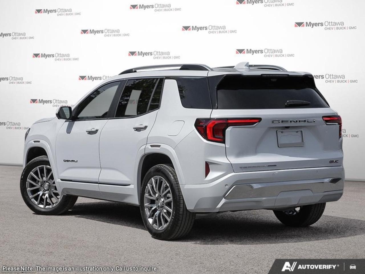 2026 GMC Terrain Denali  DENALI, SUNROOF, GLACIER WHITE, IN STOCK Photo3