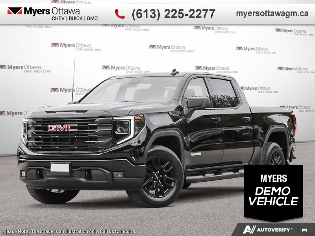 <br> <br>FRONT BUCKETS W/CONSOLE, MAX TRAILERING PACKAGE, 5.3 V8, ELEVATION CREW LONG BOX<br> <br>This 2026 GMC Sierra 1500 stands out in the midsize pickup truck segment, with bold proportions that create a commanding stance on and off road. Next level comfort and technology is paired with its outstanding performance and capability. Inside, the Sierra 1500 supports you through rough terrain with expertly designed seats and robust suspension. This amazing 2026 Sierra 1500 is ready for whatever.<br> <br> This onyx black crew cab 4X4 pickup   has an automatic transmission and is powered by a  355HP 5.3L 8 Cylinder Engine.<br> <br> Our Sierra 1500s trim level is Elevation. Delivering bold style and everyday versatility, this trim includes a gloss black mesh grille, 20-inch black aluminum wheels, and signature LED lighting with projector headlamps and fog lamps. Inside, comfort comes standard with dual-zone climate control, heated front seats, a heated steering wheel, and a 10-way power driver seat, while a 13.4-inch Premium GMC Infotainment System with Google built-in, wireless Apple CarPlay/Android Auto, and Wi-Fi hotspot capability keeps you seamlessly connected. Practical touches like remote start, power outlets in the cabin and bed, a 60/40 split-folding rear seat with hidden storage, and 12 fixed cargo tie-downs add everyday convenience. The Trailering Package with hitch guidance and integrated brake controller boosts towing confidence, while GMC Pro Safety enhances peace of mind with Forward Collision Alert, Lane Keep Assist, Automatic Emergency Braking and more, making the Sierra Elevation a strong balance of modern tech, rugged utility, and standout design. This vehicle has been upgraded with the following features: Max Trailering Package. <br><br> <br>To apply right now for financing use this link : <a href=https://creditonline.dealertrack.ca/Web/Default.aspx?Token=b35bf617-8dfe-4a3a-b6ae-b4e858efb71d&Lang=en target=_blank>https://creditonline.dealertrack.ca/Web/Default.aspx?Token=b35bf617-8dfe-4a3a-b6ae-b4e858efb71d&Lang=en</a><br><br> <br/> Total  rebate of $5000 is reflected in the price.   Incentives expire 2026-01-02.  See dealer for details. <br> <br><br> Come by and check out our fleet of 40+ used cars and trucks and 180+ new cars and trucks for sale in Ottawa.  o~o