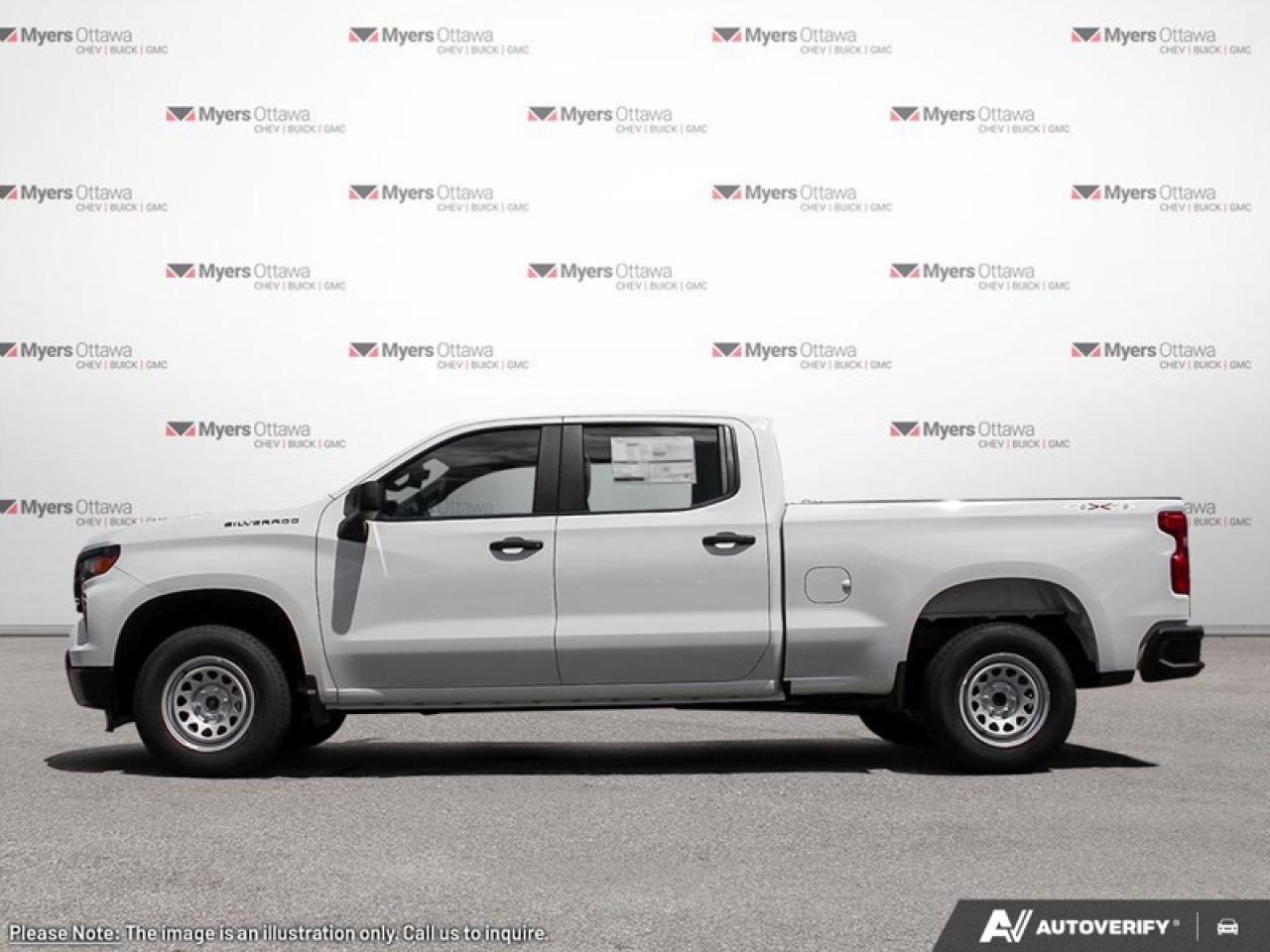 2026 Chevrolet Silverado 1500 WT  CREW CAB LONG BOX, SPRAY IN LINER, 4WD Photo2