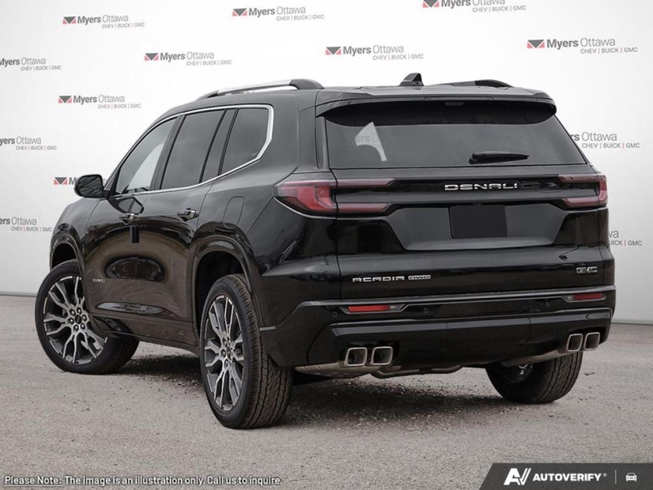 2026 GMC Acadia Denali Ultimate  DENALI, AWD, SUNROOF, LEATHER, TRIPLE BLACK Photo