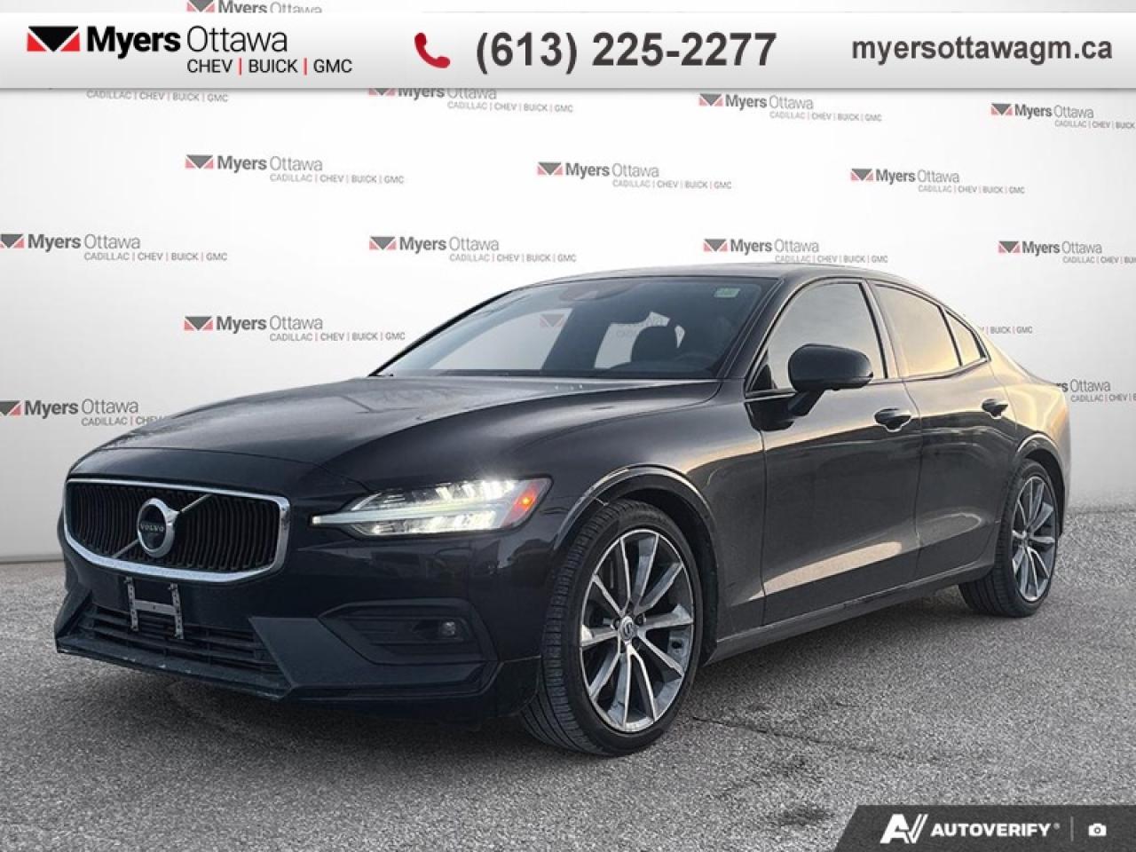 <b>CERTIFIED </b><br>   Compare at $27433 - Myers Cadillac is just $26634! <br> <br>JUST IN - 2019 VOLVO T6 MOMENTUM S60 AWD-PACKAGES INCLUDE- VISION PACK **360 REAR CAMERA, RETRACTABLE MIRRORS, FRONT AND REAR PARK ASSIST ** CLIMATE PACKAGE *** HEATED REAR SEATS AND HEATED STEERING WHEEL *** MOMENTUM PLUS PACKAGE *** 4 ZONE CLIMATE CONTROL, FOG LIGHTS, HEADLIGHT WASHERS, SENSUS NAVIGATION, DRIVE MODE SELECT, *** 19 10 SPOKE ALLOY WHEELS,***  BLACK ON BLACK- SUNROOF, LEATHER, HEATED SEATS, POWER SEAT,  316 HP TWIN CHARGED ENGINE, APPLE CARPLAY, LED LIGHTS, ADAPTIVE CRUISE, LANE KEEP ASSIST, BLIND SPOT MONITORING, 12.3 INCH DIGITAL DISPLAY,  REAR CAMERA, PARK ASSIST, CERTIFIED, NO ADMIN FEES, ONE OWNER, CLEAN CARFAX, ONE OWNER<br> <br>To apply right now for financing use this link : <a href=https://creditonline.dealertrack.ca/Web/Default.aspx?Token=b35bf617-8dfe-4a3a-b6ae-b4e858efb71d&Lang=en target=_blank>https://creditonline.dealertrack.ca/Web/Default.aspx?Token=b35bf617-8dfe-4a3a-b6ae-b4e858efb71d&Lang=en</a><br><br> <br/><br>All prices include Admin fee and Etching Registration, applicable Taxes and licensing fees are extra.<br>*LIFETIME ENGINE TRANSMISSION WARRANTY NOT AVAILABLE ON VEHICLES WITH KMS EXCEEDING 140,000KM, VEHICLES 8 YEARS & OLDER, OR HIGHLINE BRAND VEHICLE(eg. BMW, INFINITI. CADILLAC, LEXUS...)<br> Come by and check out our fleet of 40+ used cars and trucks and 190+ new cars and trucks for sale in Ottawa.  o~o