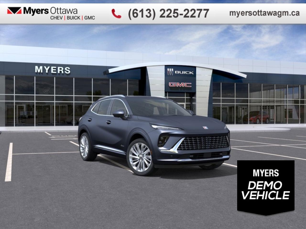 <br> <br>With standard all-wheel drive and confident ride quality its built for both city streets and weekend escapes. <br> <br>The 2026 Buick Envision offers drivers a sophisticated crossover experience that pairs elegant design with modern technology and capable handling. Inside, youll enjoy a cabin filled with refined touches, intuitive controls and the kind of comfort suited for daily needs or longer drives. With all-wheel drive as standard, thoughtful amenities, and Buicks commitment to safety, the Envision presents a compelling option for those seeking upscale performance in a compact SUV.<br> <br>This Quartz Blue Metallic SUV has an Automatic transmission and is powered by a 228HP 2.0L 4 Cylinder Engine. <br> <br> Our Envisions trim level is Avenir. This range-topping Avenir trim rewards you with a panoramic sunroof, ventilated and heated leather seats with massage function, a drivers head up display, and a sonorous 9-speaker Bose premium audio. Also standard include a power liftgate for rear cargo access, an HD surround vision system, a wireless charging pad for mobile devices, and an ultra-wide infotainment screen with wireless Apple CarPlay and Android Auto. Safety features include adaptive cruise control, blind zone steering assist, lane keep assist with lane departure warning, rear park assist, and rear cross traffic braking. Additional features also include remote engine start, keyless open, a heated steering wheel, and even more. This vehicle has been upgraded with the following features: COOL GREY SEATS WITH SLATE BLUE INTERIOR ACCENTS, QUILTED AND PERFORATED LEATHER-APPOINTED SEAT TRIM WITH PIPING.<br><br> <br>To apply right now for financing use this link: <a href=https://creditonline.dealertrack.ca/Web/Default.aspx?Token=b35bf617-8dfe-4a3a-b6ae-b4e858efb71d&Lang=en target=_blank>https://creditonline.dealertrack.ca/Web/Default.aspx?Token=b35bf617-8dfe-4a3a-b6ae-b4e858efb71d&Lang=en</a><br><br> <br/>    3.99% financing for 84 months. <br> Buy this vehicle now for the lowest bi-weekly payment of <b>$409.14</b> with $0 down for 84 months @ 3.99% APR O.A.C. ( taxes included, **Rebates may not be applicable on all purchase types [cash, lease, or finance]. Eligibility and conditions may vary. Please see dealer for full details and confirmation of eligibility.   ).  Incentives expire 2026-02-02.  See dealer for details. <br> <br><br> Come by and check out our fleet of 40+ used cars and trucks and 200+ new cars and trucks for sale in Ottawa.  o~o