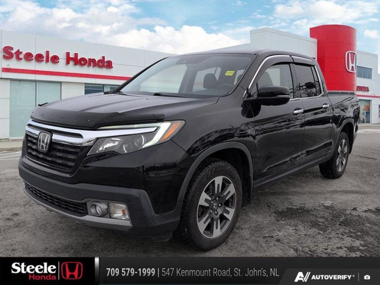 New Price!Odometer is 33669 kilometers below market average!2017 Honda Ridgeline Touring AWD**Market Value Pricing**, Our financing options fit every customers needs, making auto ownership achievable for all.Certification Program Details: This Pre-owned vehicle has undergone a 150+ point inspection. Completed with a fresh oil change, Professional detail and full tank of gas. Free CARFAX provided. Backed by 30 day dealer guarantee.If you are looking for a sporty sedan, truck, crossover or anything in between, you can be sure to get a great pre-owned vehicle at Steele Honda.Our Core Values are aligned with how we conduct business and how we cultivate success. We believe in doing the right thing, with integrity and transparency. We are committed to excellence and delivering the best experience for customers and employees.