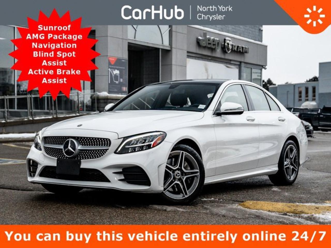 2019 Mercedes-Benz C-Class C 300 Sunroof AMG Package Navi Blind Spot Assist Photo0