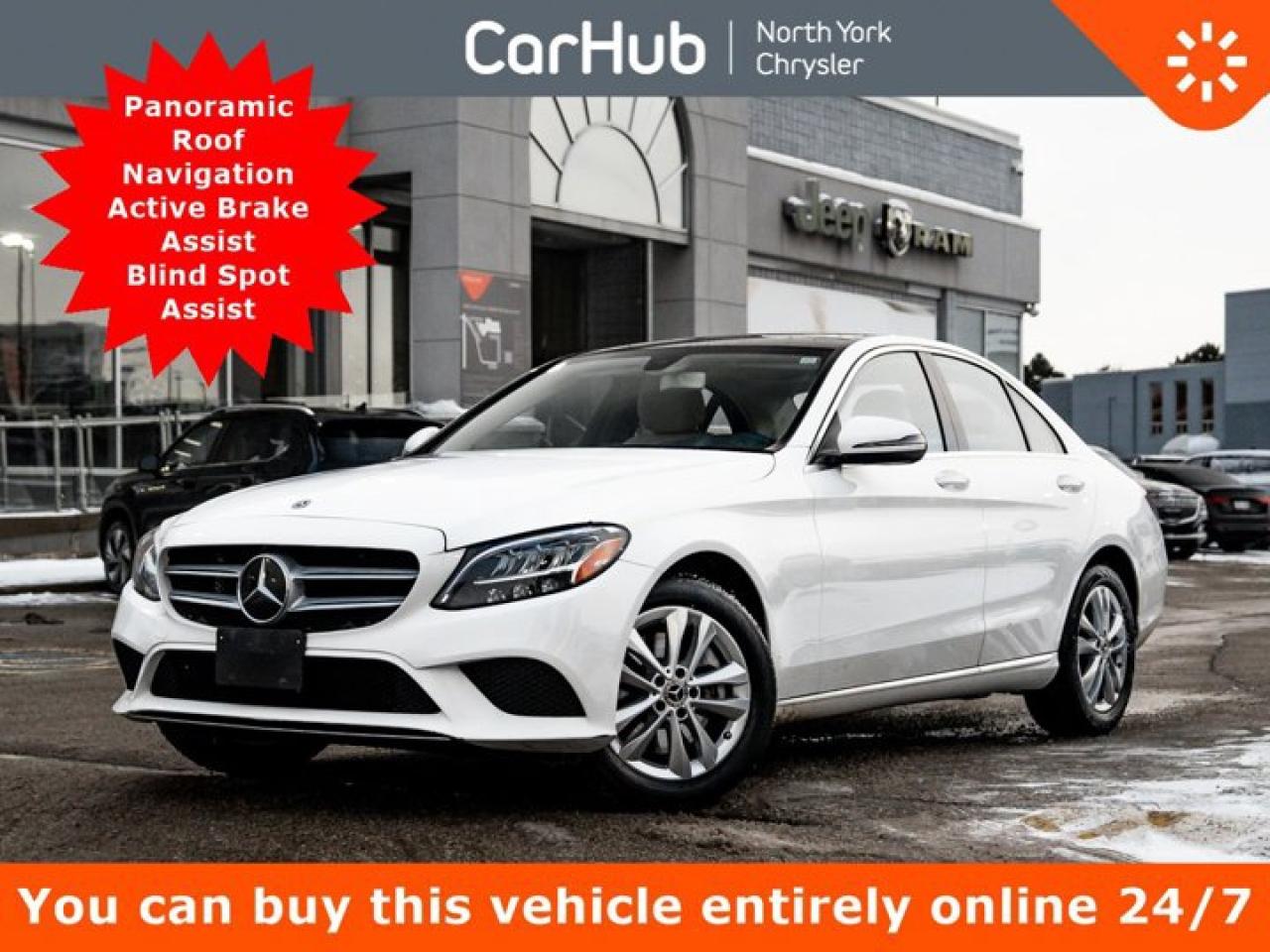 Used 2020 Mercedes-Benz C-Class C 300 Panoroof Navigation  Active Brake Assist Blind Spot Assist for sale in Thornhill, ON