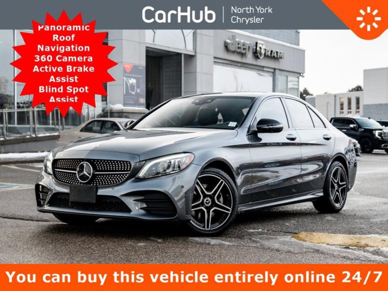 2021 Mercedes-Benz C-Class C 300 Panoramic Roof Navigation 360 Camera Active Brake Assist Blind Spot Assist Photo