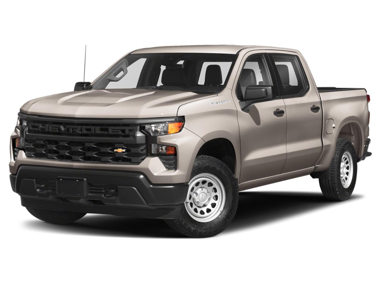 2023 Chevrolet Silverado 1500 4D Crew Cab Custom Trail Boss Sand Dune Metallic 8-Speed Automatic, 4WD, Jet Black Cloth, 10-Way Power Driver Seat w/Lumbar, 120-Volt Bed Mounted Power Outlet, 120-Volt Instrument Panel Power Outlet, 220 Amp Alternator, 3.5''' Monochromatic Display Driver Info Centre, 6-Speaker Audio System, Air Conditioning, Alloy wheels, Apple CarPlay/Android Auto, Auto High-beam Headlights, Auto-Locking Rear Differential, Bluetooth® For Phone, Brake assist, Chevrolet Connected Access Capable, Colour-Keyed Carpeting Floor Covering, Compass, Custom Convenience Package, Deep-Tinted Glass, Delay-off headlights, Dual Rear USB Ports (Charge Only), Electric Rear-Window Defogger, Electrical Steering Column Lock, Electronic Cruise Control, Electronic Stability Control, EZ Lift Power Lock & Release Tailgate, Forward Collision Alert, Front Pedestrian Braking, Front Rubberized Vinyl Floor Mats, Fully automatic headlights, HD Rear Vision Camera, Heavy-Duty Air Filter, Hill Descent Control, Hitch Guidance, IntelliBeam Automatic High Beam On/Off, Lane Keep Assist w/Lane Departure Warning, LED Cargo Area Lighting, Manual Tilt Wheel Steering Column, OnStar & Chevrolet Connected Services Capable, Performance Red Recovery Hooks, Power door mirrors, Power driver seat, Power Front Windows w/Driver Express Up/Down, Power Front Windows w/Passenger Express Down, Power Rear Windows w/Express Down, Preferred Equipment Group 2CX, Premium audio system: Chevrolet Infotainment 3, Radio: Chevrolet Infotainment 3 System, Rear 60/40 Folding Bench Seat (Folds Up), Rear Rubberized-Vinyl Floor Mats, Rear window defroster, Remote Keyless Entry, Remote Vehicle Starter System, SiriusXM, Standard Tailgate, Suspension Package, Theft Deterrent System (Unauthorized Entry), Traction control, Trailering Package, Variably intermittent wipers, Wheels: 18''' x 8.5''' Black Painted Aluminum, Wi-Fi Hot Spot Capable, Wireless Phone Projection. 4WD 2.7L I4 Turbocharged DOHC 16V LEV3-SULEV30 310hp 8-Speed Automatic<br /><br /><br />Here at Chatham Chrysler, our Financial Services Department is dedicated to offering the service that you deserve. We are experienced with all levels of credit and are looking forward to sitting down with you. Chatham Chrysler Proudly serves customers from London, Ridgetown, Thamesville, Wallaceburg, Chatham, Tilbury, Essex, LaSalle, Amherstburg and Windsor with no distance being ever too far! At Chatham Chrysler, WE CAN DO IT!