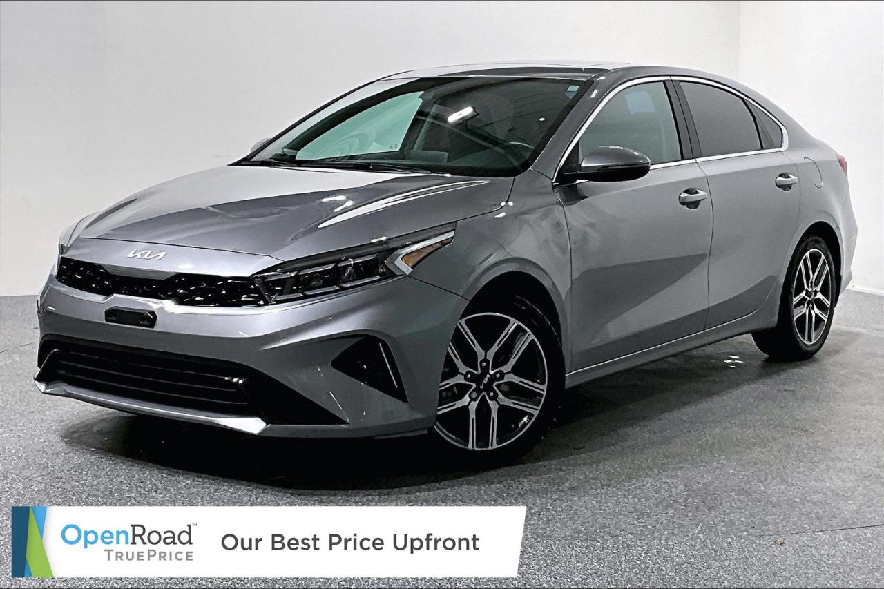2023 Kia Forte EX &ndash; Smart, Stylish, and Ready to Go Discover exceptional value and modern design with this 2023 Kia Forte EX, now available at OpenRoad Mazda Port Moody. This sleek and efficient compact sedan delivers a comfortable ride, impressive fuel economy, and the latest technology&mdash;perfect for commuting, weekend drives, or first-time buyers. Under the hood, the Forte EX offers a responsive and fuel-efficient powertrain that makes every drive smooth and enjoyable. Inside, you&rsquo;ll find a thoughtfully designed cabin featuring heated front seats, a leather-wrapped steering wheel, and a user-friendly touchscreen infotainment system with Apple CarPlay&reg; and Android Auto&trade;, keeping you connected wherever you go. Safety is a priority with Kia&rsquo;s advanced driver-assistance features, including Forward Collision-Avoidance Assist, Lane Keeping Assist, Blind Spot Monitoring, and Rear Cross-Traffic Alert, giving you added confidence on the road. Stylish, reliable, and packed with value, the 2023 Kia Forte EX is an excellent choice for drivers looking for comfort, technology, and peace of mind. Visit OpenRoad Mazda Port Moody today to experience this Forte EX for yourself. Our team is ready to help you drive it home.