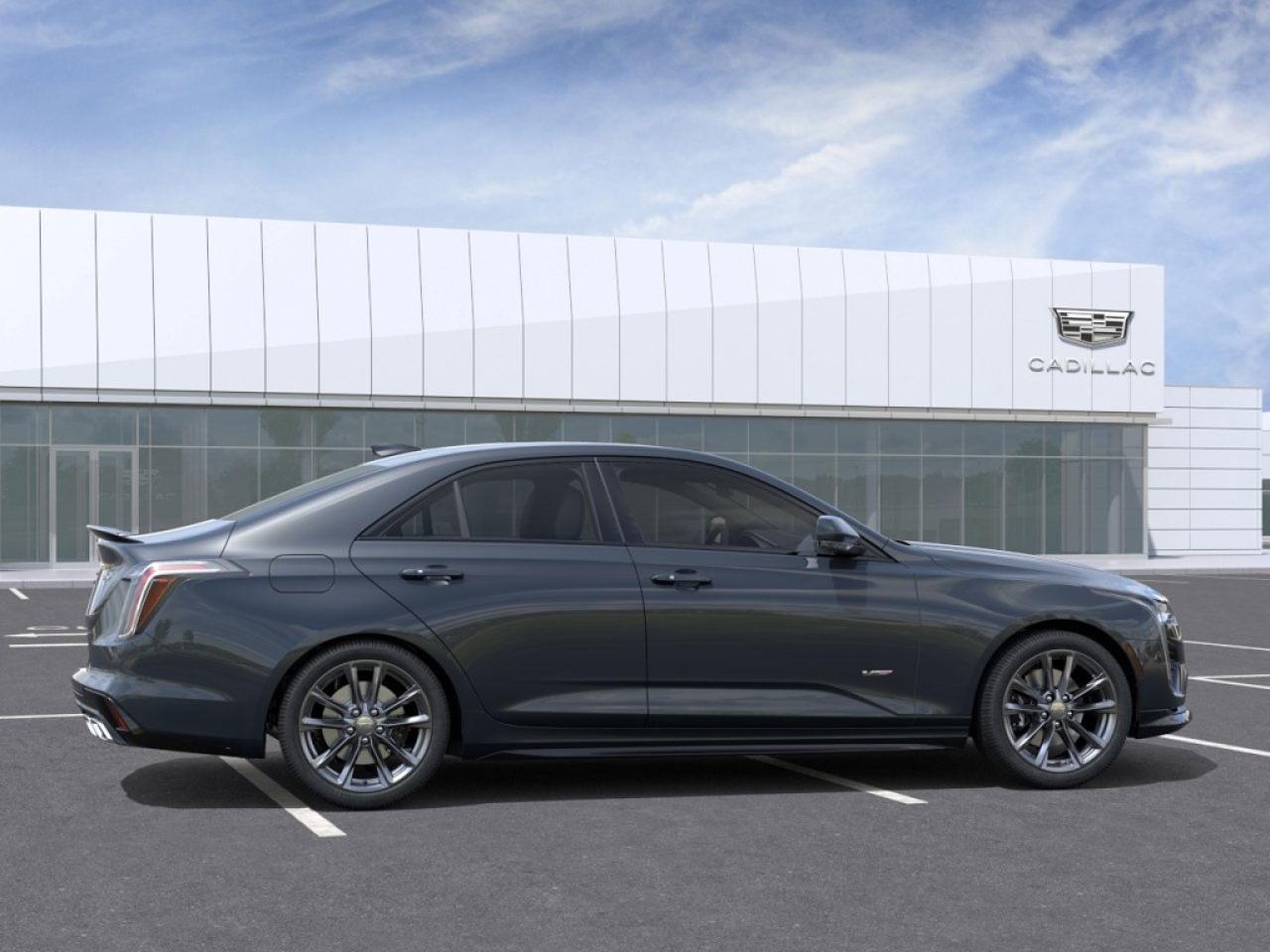 2026 Cadillac CT4-V CT4-V AWD, SUNROOF, DEEP SPACE METALLIC Photo4