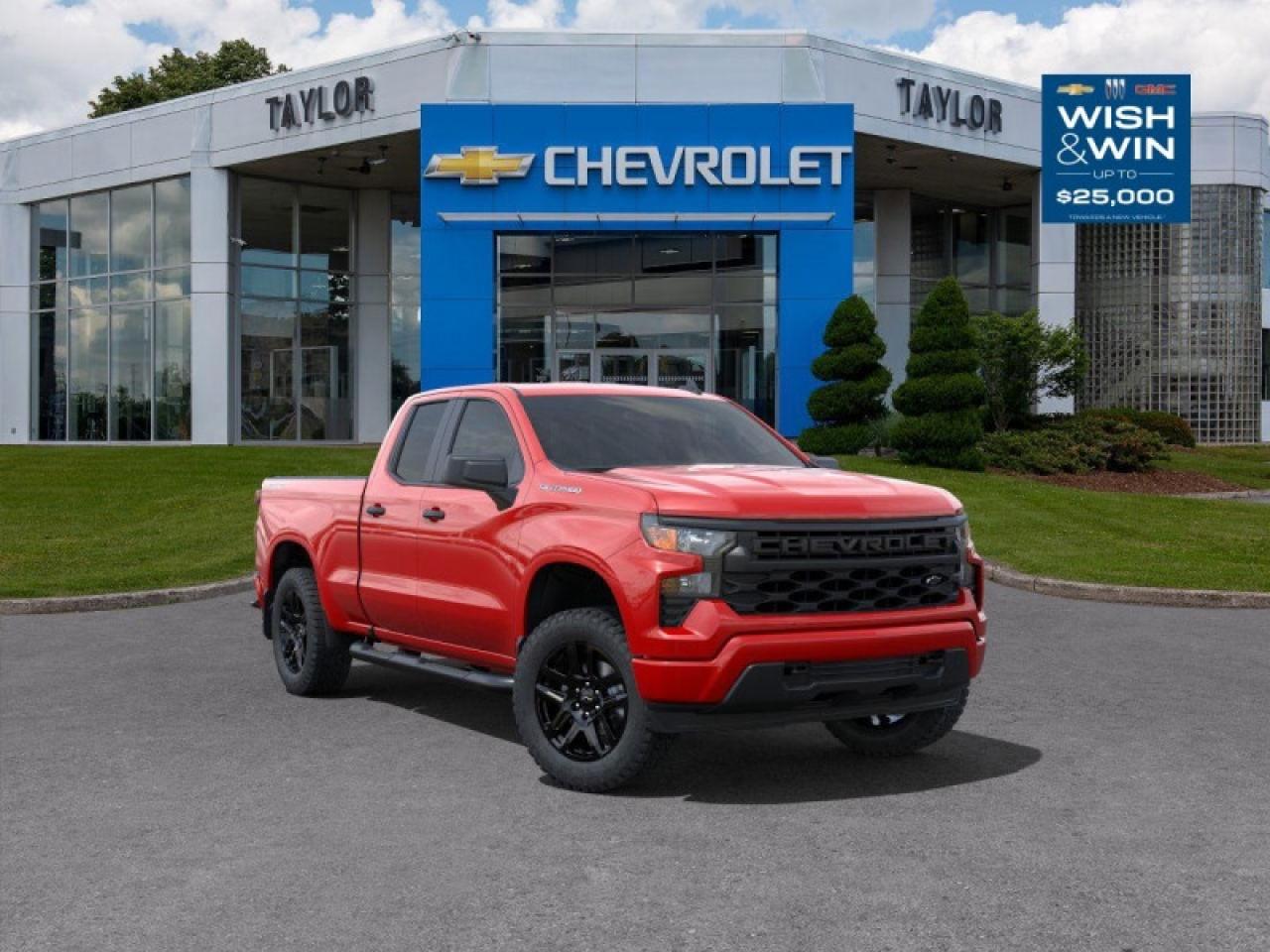 2025 Chevrolet Silverado 1500 Custom  -  Remote Start - $428 B/W Photo0