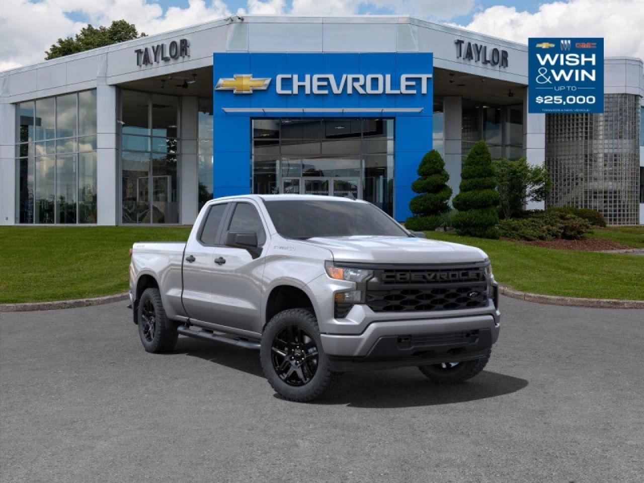 2025 Chevrolet Silverado 1500 Custom  -  Remote Start - $427 B/W Photo0