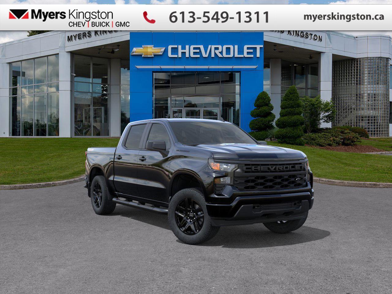 2026 Chevrolet Silverado 1500 Custom  - Assist Steps - $426 B/W Photo0