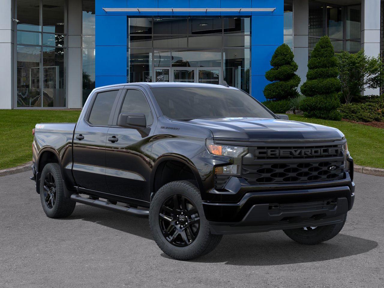 2026 Chevrolet Silverado 1500 Custom  - Assist Steps - $426 B/W Photo