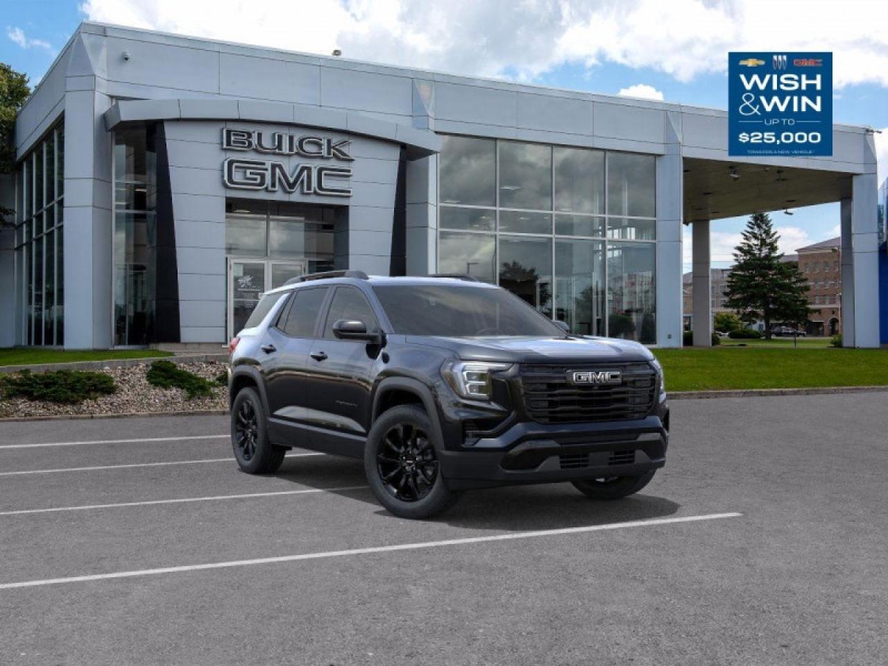 <b>Heated Seats,  Heated Steering Wheel,  Remote Start,  Adaptive Cruise Control,  Lane Keep Assist!</b><br> <br>   From the impressive practicality to striking styling this 2026 GMC Terrain makes every day better. <br> <br>From endless details that drastically improve this SUVs usability, to striking style and amazing capability, this 2026 Terrain is exactly what you expect from a GMC SUV. The interior has a clean design, with upscale materials like soft-touch surfaces and premium trim. You cant go wrong with this SUV for all your family hauling needs.<br> <br> This ebony twilight metallic SUV  has an automatic transmission and is powered by a  175HP 1.5L 4 Cylinder Engine.<br> <br> Our Terrains trim level is Elevation AWD. This trim blends comfort, advanced technology, and comprehensive safety features. The Driver Convenience Package adds remote start, heated front seats, a heated steering wheel, illuminated vanity mirrors, and express-up/down driver windows, while a 15 Premium Infotainment System with Google Built-In, wireless Apple CarPlay/Android Auto, 5G connectivity, SiriusXM with 360L, and a Wi-Fi hotspot keep passengers connected and entertained. Premium cloth bucket seats, adaptive cruise control, multiple USB ports, keyless start, rear air vents, active noise cancellation, Enhanced Automatic Emergency Braking, Blind Zone Steering Assist, Lane Keep Assist, Rear Cross Traffic Braking, Teen Driver mode, HD Rear Vision Camera, and OnStar services provide a secure and convenient driving experience. This vehicle has been upgraded with the following features: Heated Seats,  Heated Steering Wheel,  Remote Start,  Adaptive Cruise Control,  Lane Keep Assist,  Park Assist. <br><br> <br>To apply right now for financing use this link : <a href=https://www.taylorautomall.com/finance/apply-for-financing/ target=_blank>https://www.taylorautomall.com/finance/apply-for-financing/</a><br><br> <br/> See dealer for details. <br> <br> <br>LEASING:<br><br>Estimated Lease Payment: $281 bi-weekly <br>Payment based on 3.9% lease financing for 48 months with $0 down payment on approved credit. Total obligation $29,293. Mileage allowance of 16,000 KM/year. Offer expires 2026-01-02.<br><br><br>HST, licensing, and Federal luxury tax (if applicable) are extra. <br><br> Come by and check out our fleet of 40+ used cars and trucks and 170+ new cars and trucks for sale in Kingston.  o~o