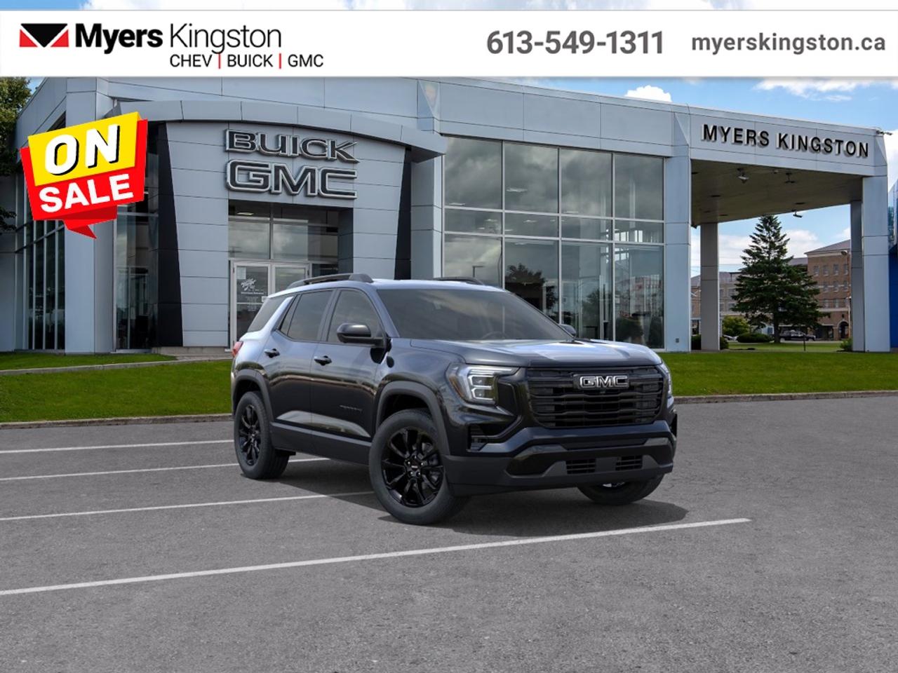 <b>Technology Package II, Premium Package!</b><br> <br>  SPECIAL! GM EMPLOYEE PRICING ON NOW! Was $48240. Now $45095! $3145 discount until Jul 31!  <br> <br/>With a distinct design and effortless capability, this 2026 GMC Terrain epitomizes genuine everyday usability.<br> <br>From endless details that drastically improve this SUVs usability, to striking style and amazing capability, this 2026 Terrain is exactly what you expect from a GMC SUV. The interior has a clean design, with upscale materials like soft-touch surfaces and premium trim. You cant go wrong with this SUV for all your family hauling needs.<br> <br>This Ebony Twilight Metallic SUV has an Automatic transmission and is powered by a 175HP 1.5L 4 Cylinder Engine. <br> <br> Our Terrains trim level is Elevation AWD. This trim blends comfort, advanced technology, and comprehensive safety features. The Driver Convenience Package adds remote start, heated front seats, a heated steering wheel, illuminated vanity mirrors, and express-up/down driver windows, while a 15 Premium Infotainment System with Google Built-In, wireless Apple CarPlay/Android Auto, 5G connectivity, SiriusXM with 360L, and a Wi-Fi hotspot keep passengers connected and entertained. Premium cloth bucket seats, adaptive cruise control, multiple USB ports, keyless start, rear air vents, active noise cancellation, Enhanced Automatic Emergency Braking, Blind Zone Steering Assist, Lane Keep Assist, Rear Cross Traffic Braking, Teen Driver mode, HD Rear Vision Camera, and OnStar services provide a secure and convenient driving experience. This vehicle has been upgraded with the following features: Technology Package II, Premium Package. This is a demonstrator vehicle driven by a member of our staff, so we can offer a great deal on it.<br><br> <br>To apply right now for financing use this link: <a href=https://www.taylorautomall.com/finance/apply-for-financing/ target=_blank>https://www.taylorautomall.com/finance/apply-for-financing/</a><br> <br/>Weve discounted this vehicle $3145. 4.49% financing for 84 months. Incentives expire 2026-07-31. See dealer for details. <br><br>HST, licensing, and Federal luxury tax (if applicable) are extra. <br><br> Come by and check out our fleet of 60+ used cars and trucks and 170+ new cars and trucks for sale in Kingston.  o~o
