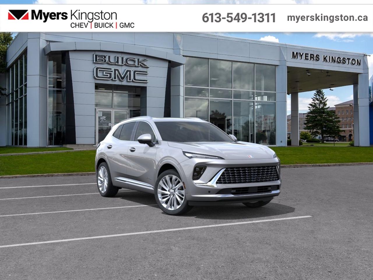 <b>Sunroof,  Cooled Seats,  HUD,  Bose Premium Audio,  Leather Seats!</b><br> <br> With standard all-wheel drive and confident ride quality its built for both city streets and weekend escapes.<br> <br>The 2026 Buick Envision offers drivers a sophisticated crossover experience that pairs elegant design with modern technology and capable handling. Inside, youll enjoy a cabin filled with refined touches, intuitive controls and the kind of comfort suited for daily needs or longer drives. With all-wheel drive as standard, thoughtful amenities, and Buicks commitment to safety, the Envision presents a compelling option for those seeking upscale performance in a compact SUV.<br> <br>This Moonstone Grey Metallic SUV has an Automatic transmission and is powered by a 228HP 2.0L 4 Cylinder Engine. <br> <br> Our Envisions trim level is Avenir. This range-topping Avenir trim rewards you with a panoramic sunroof, ventilated and heated leather seats with massage function, a drivers head up display, and a sonorous 9-speaker Bose premium audio. Also standard include a power liftgate for rear cargo access, an HD surround vision system, a wireless charging pad for mobile devices, and an ultra-wide infotainment screen with wireless Apple CarPlay and Android Auto. Safety features include adaptive cruise control, blind zone steering assist, lane keep assist with lane departure warning, rear park assist, and rear cross traffic braking. Additional features also include remote engine start, keyless open, a heated steering wheel, and even more. This vehicle has been upgraded with the following features: Sunroof, Cooled Seats, HUD, Bose Premium Audio, Leather Seats, 360 Camera, Wireless Charging Pad.<br><br> <br>To apply right now for financing use this link: <a href=https://www.taylorautomall.com/finance/apply-for-financing/ target=_blank>https://www.taylorautomall.com/finance/apply-for-financing/</a><br> <br/>Total rebate of $3000 is reflected in the price. Incentives expire 2026-06-30. See dealer for details. <br><br>HST, licensing, and Federal luxury tax (if applicable) are extra. <br><br> Come by and check out our fleet of 50+ used cars and trucks and 190+ new cars and trucks for sale in Kingston.  o~o